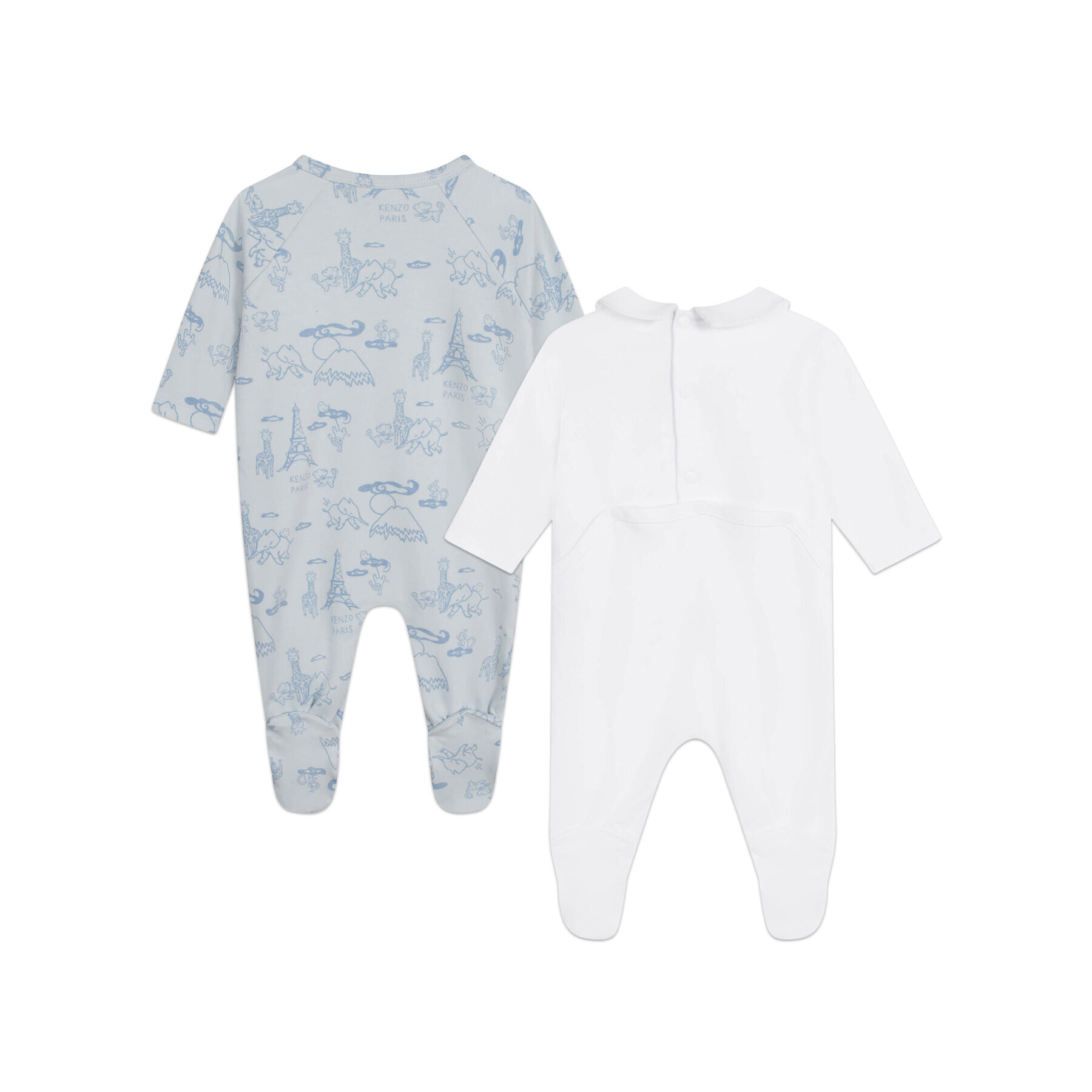 Kenzo Kids Súprava 2 kusov dupačiek K98106 Modrá Regular Fit - Pepit.sk