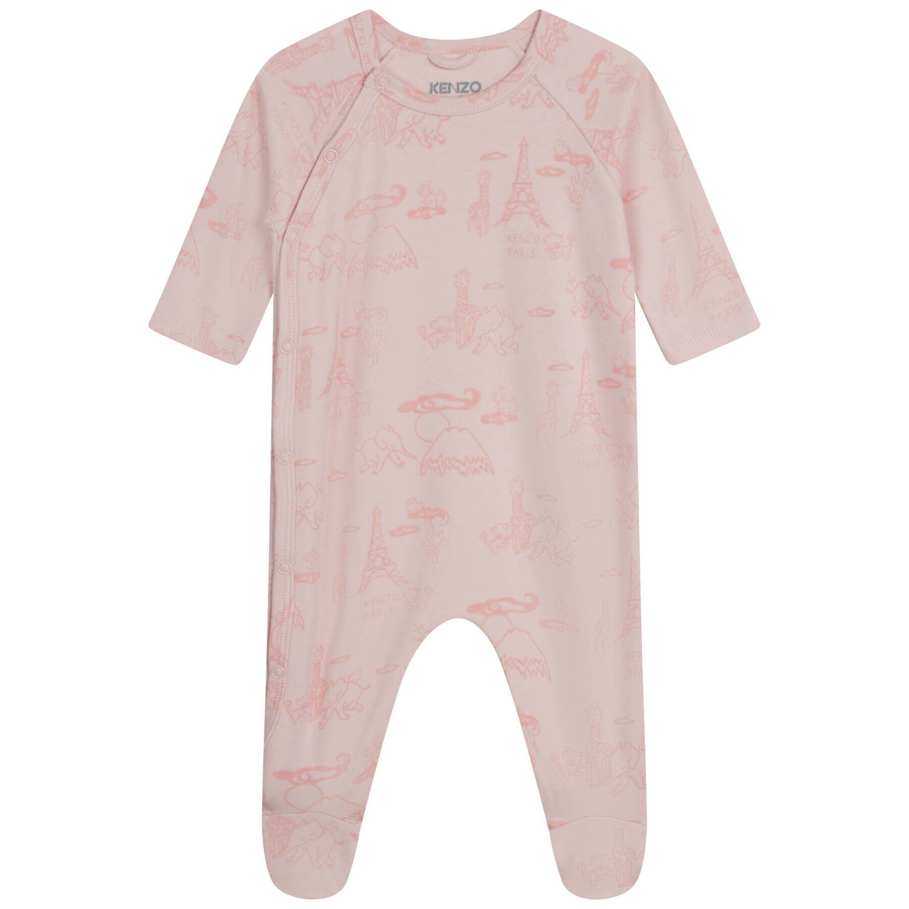 Kenzo Kids Súprava Tričko a šortky K98101 Biela Regular Fit - Pepit.sk