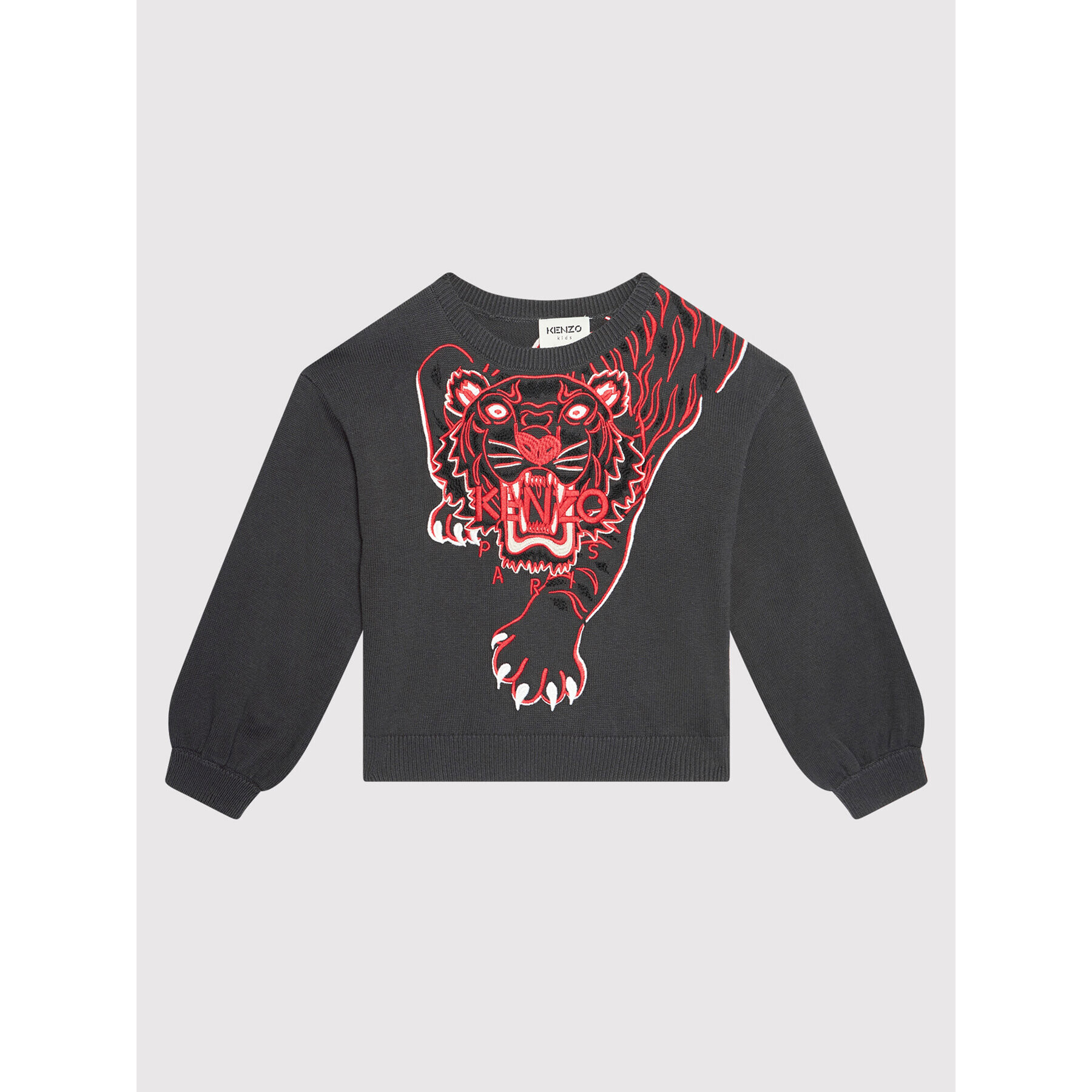 Kenzo Kids Sveter K15123 Sivá Regular Fit - Pepit.sk