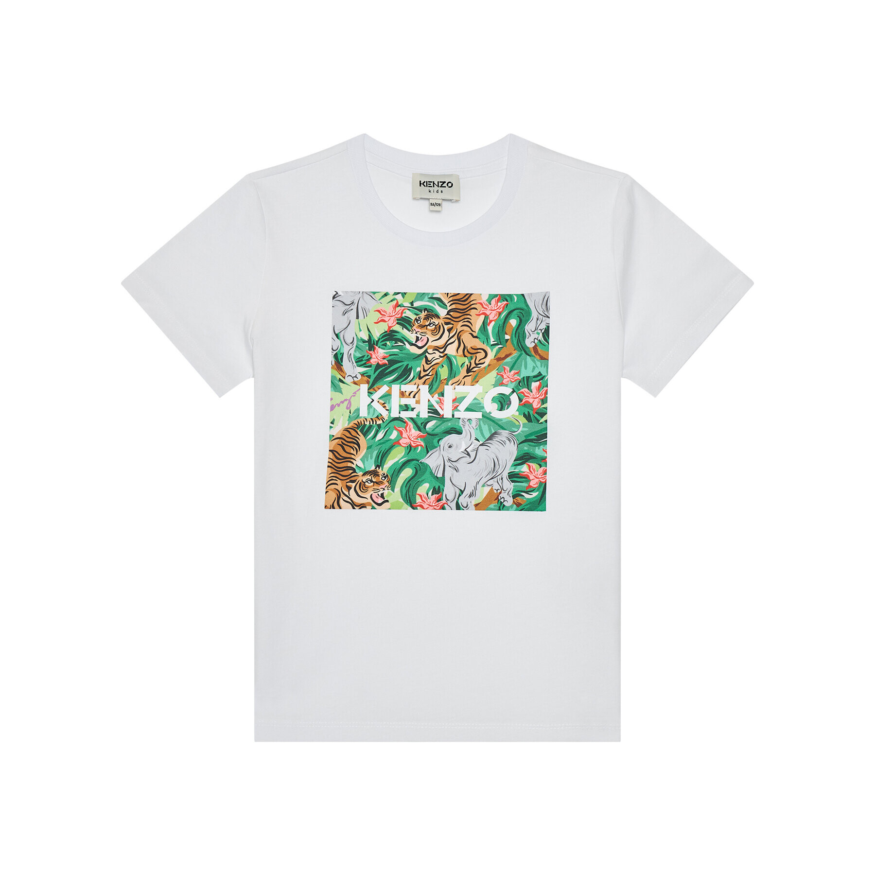 Kenzo Kids Tričko K15087 S Biela Regular Fit - Pepit.sk