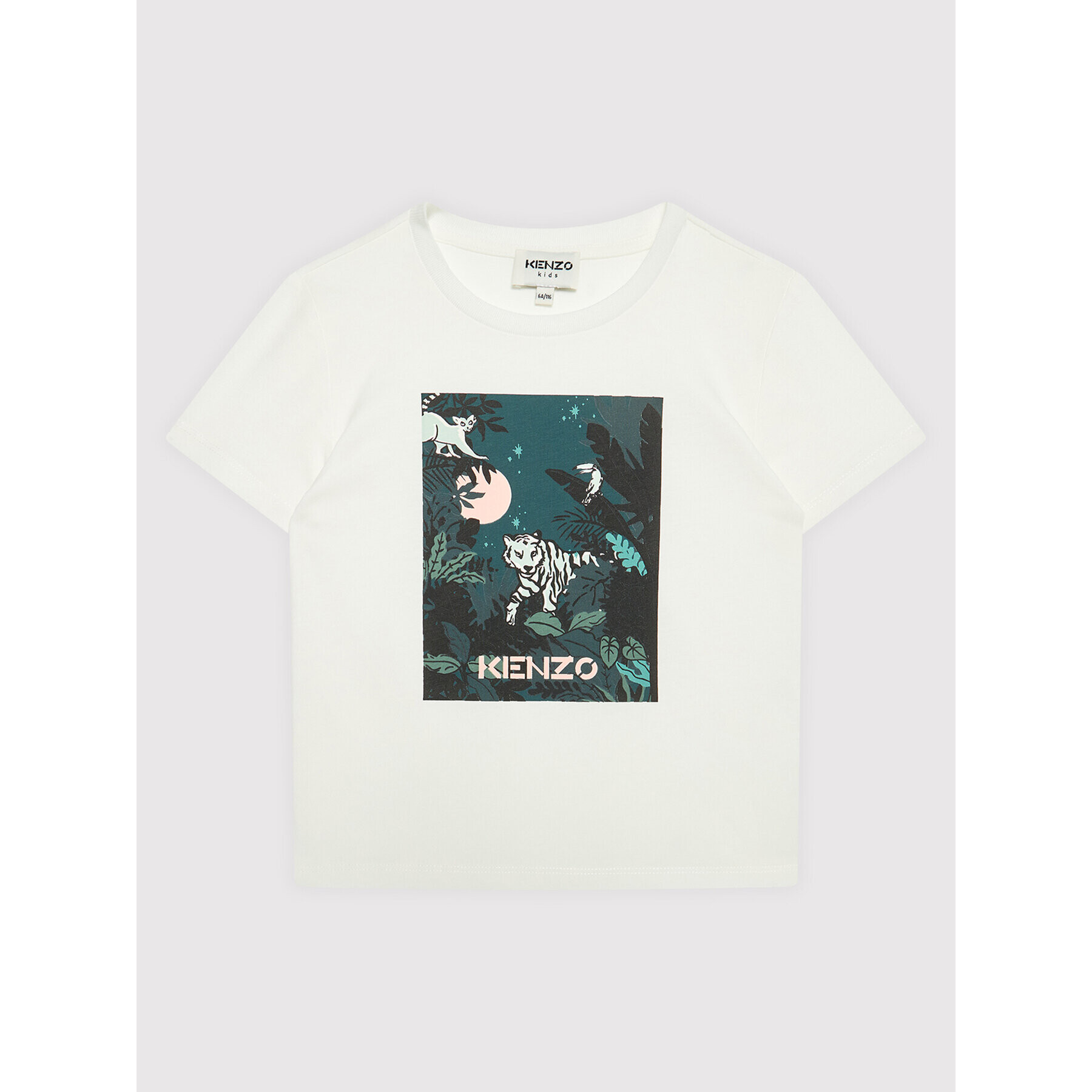 Kenzo Kids Tričko K15167 Biela Regular Fit - Pepit.sk