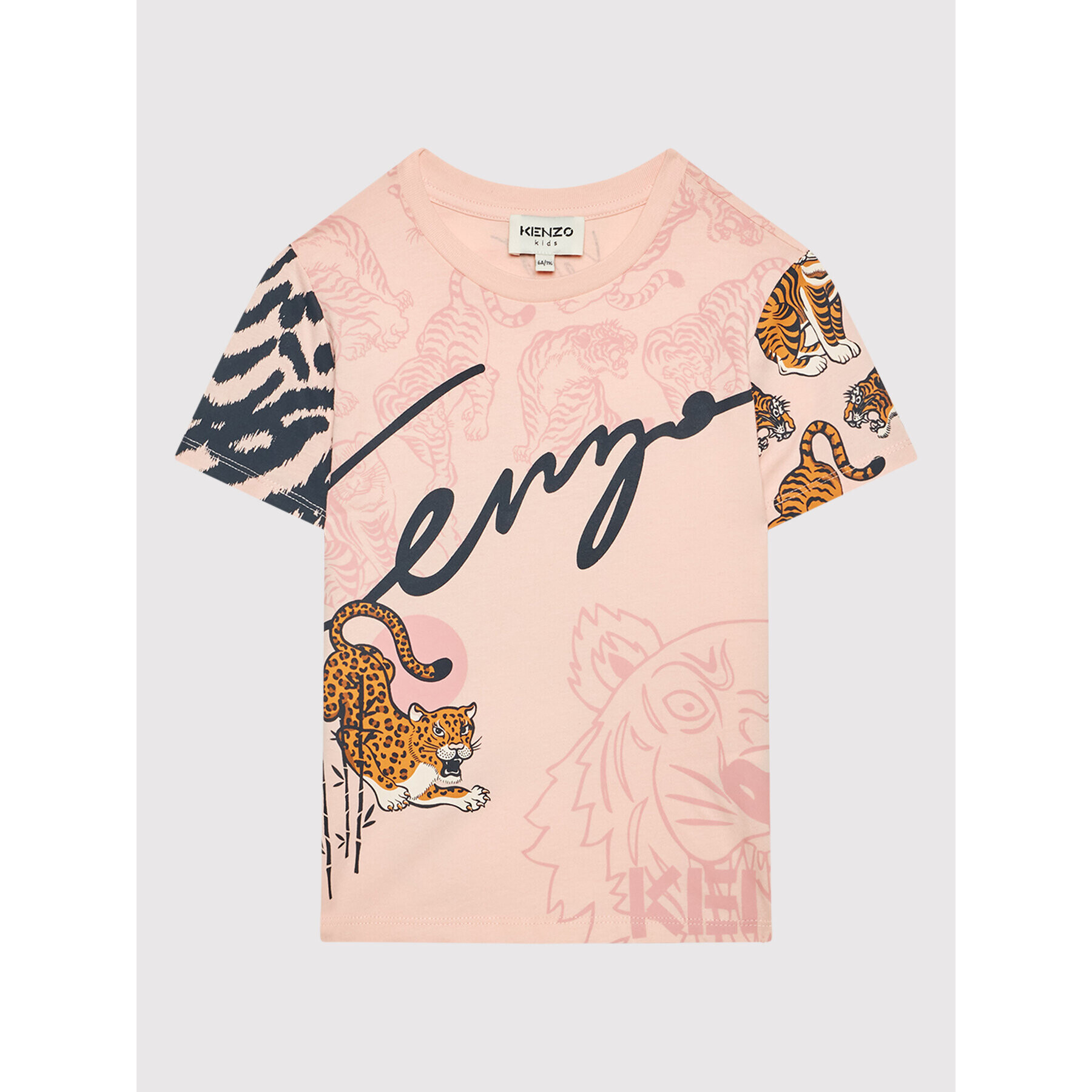 Kenzo Kids Tričko K15488 Ružová Regular Fit - Pepit.sk