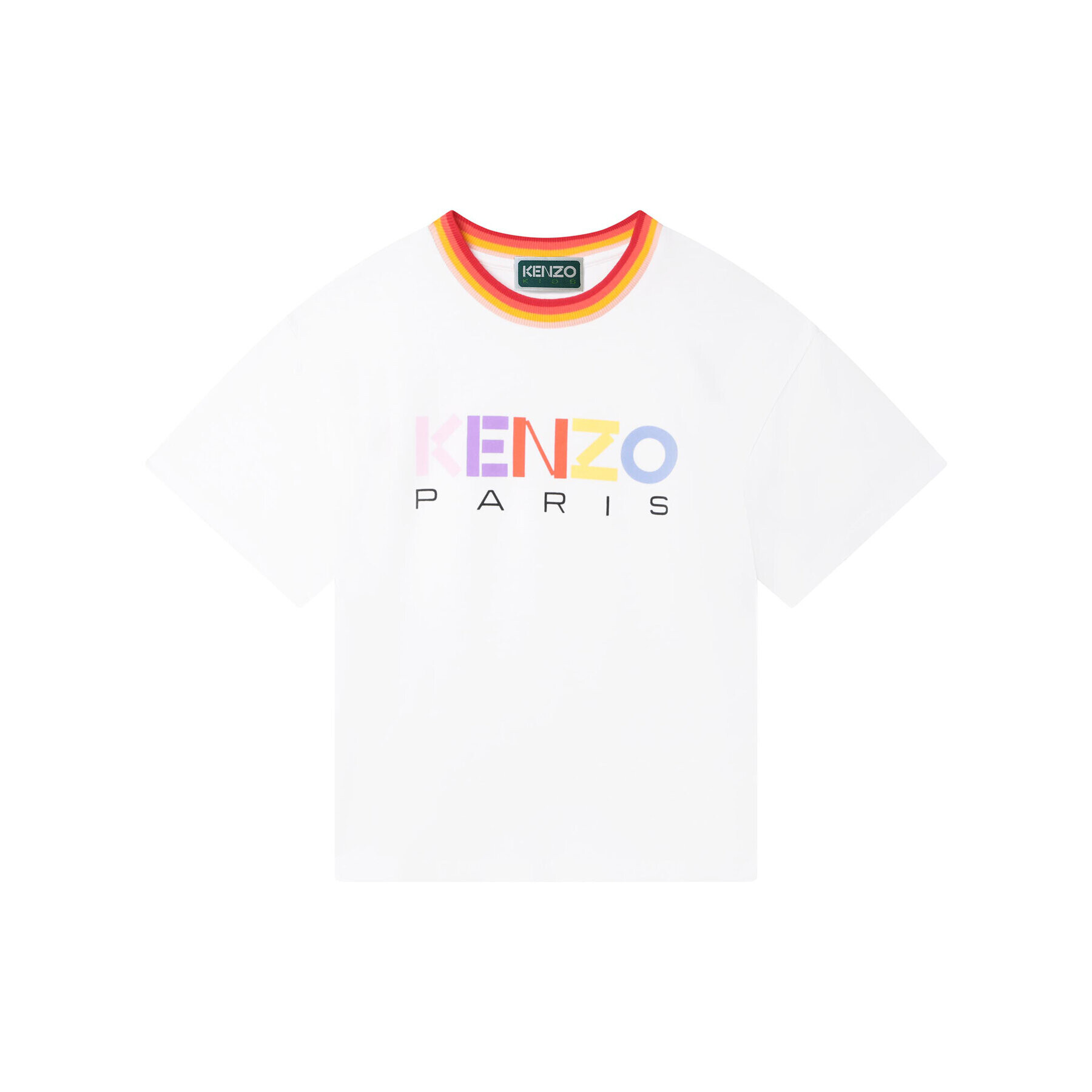 Kenzo Kids Tričko K15630 S Biela Regular Fit - Pepit.sk