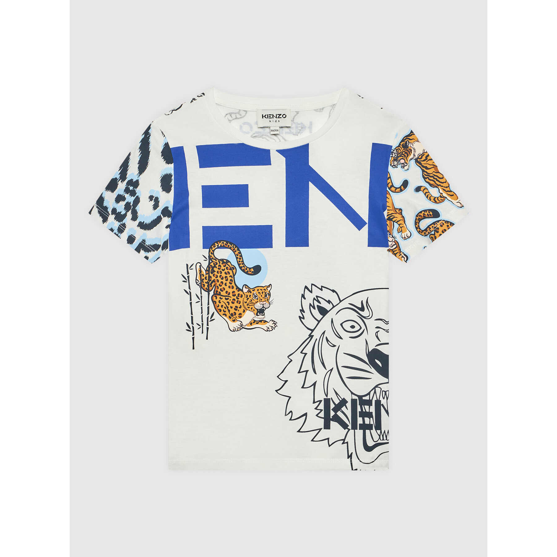 Kenzo Kids Tričko K25645 M Biela Regular Fit - Pepit.sk