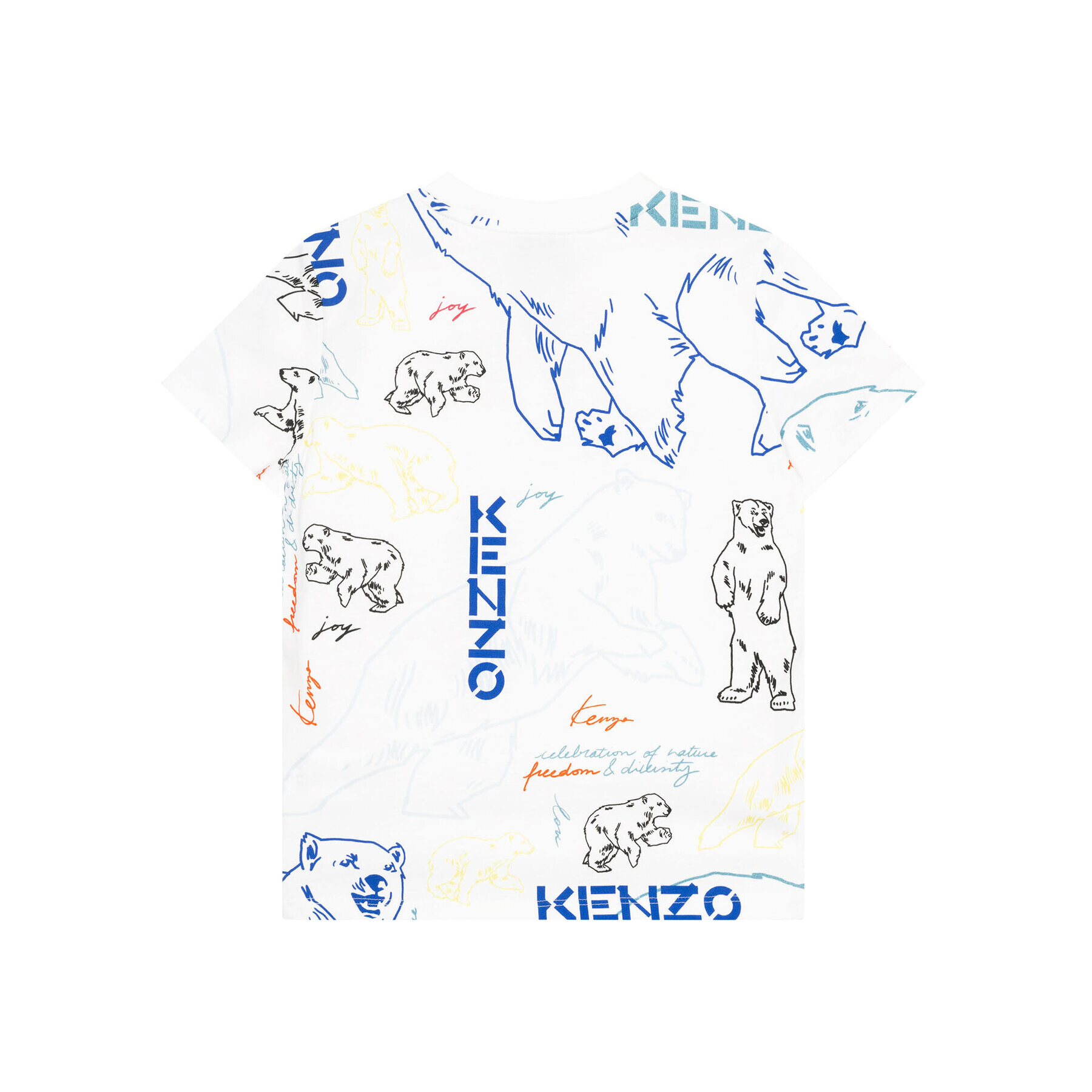 Kenzo Kids Tričko K25660 M Biela Regular Fit - Pepit.sk