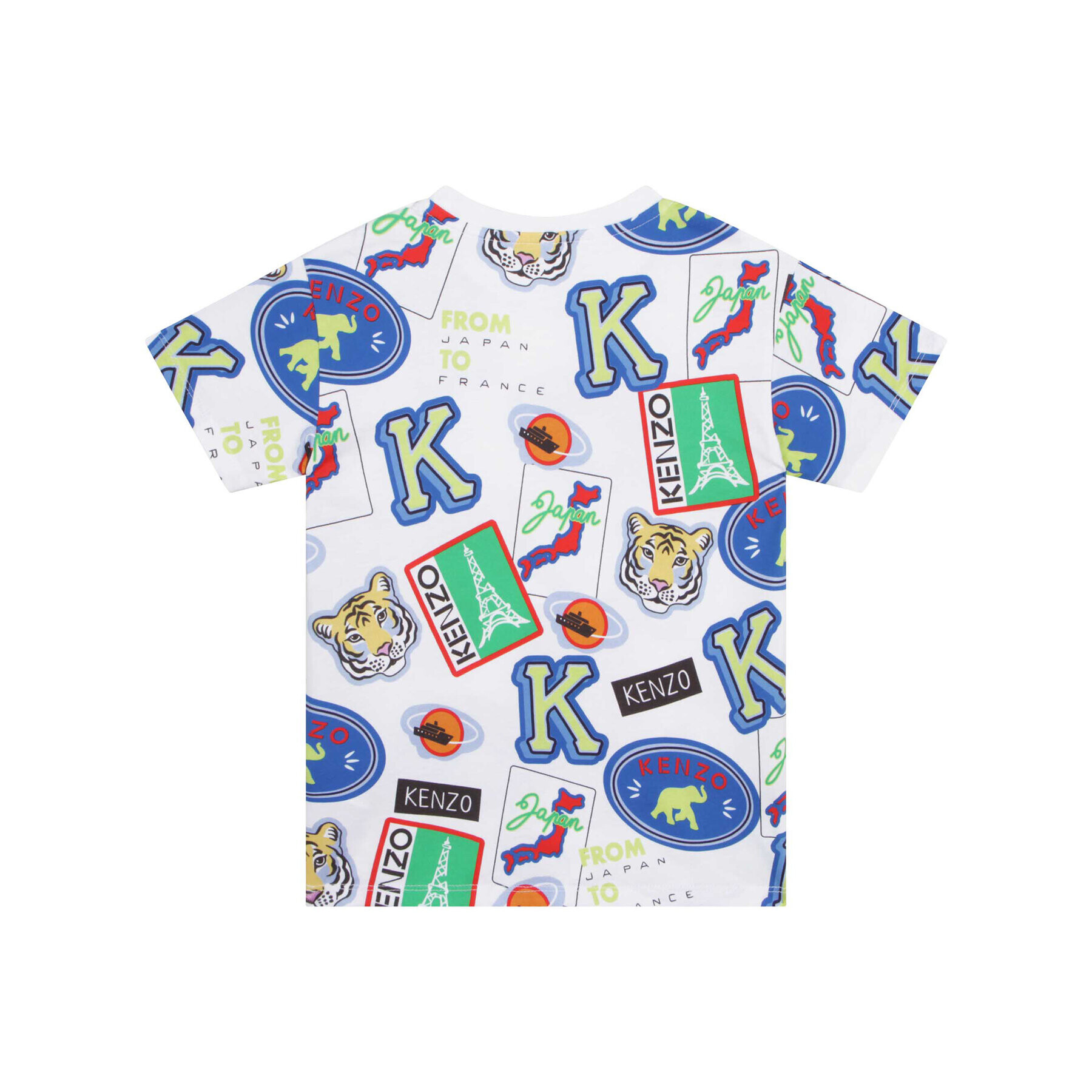 Kenzo Kids Tričko K25784 M Biela Regular Fit - Pepit.sk