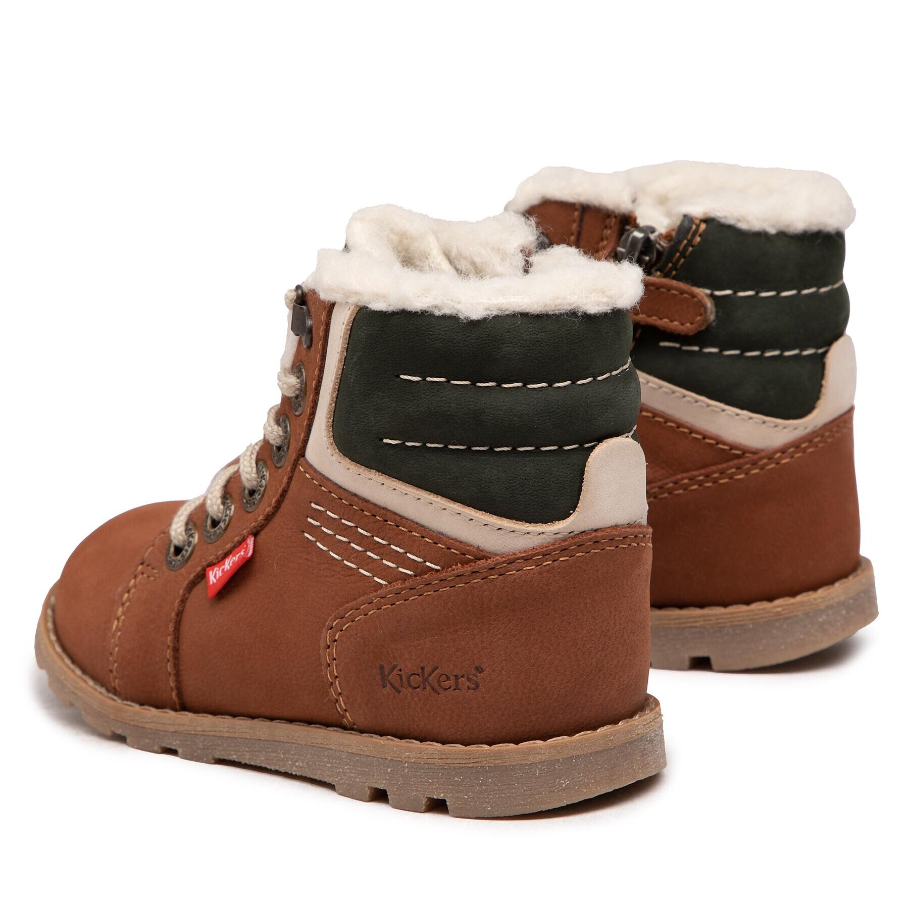 Kickers Čižmy Nonotain 909850-10 S Hnedá - Pepit.sk