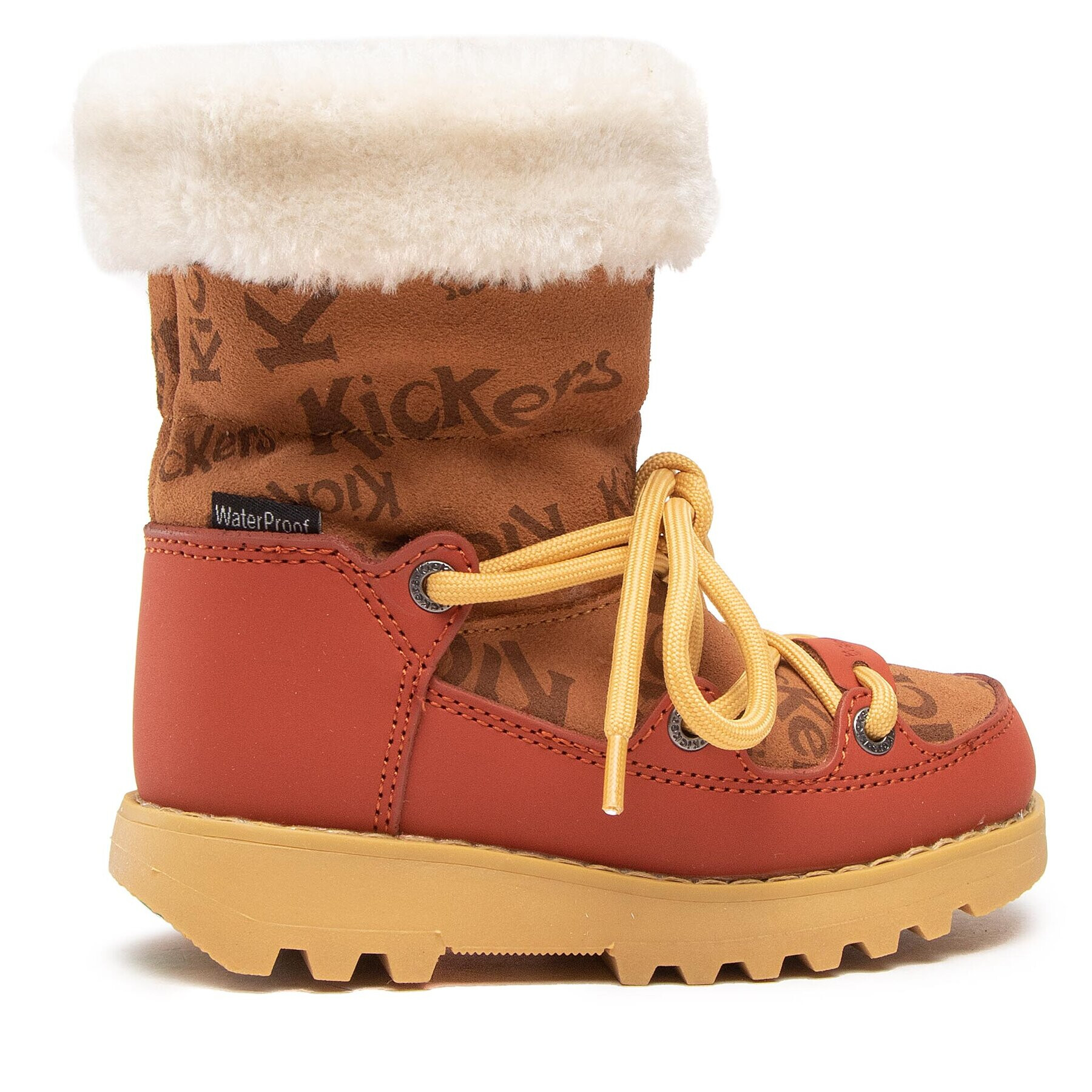 Kickers Snehule Kickneosnow Kid 911531-30 M Hnedá - Pepit.sk