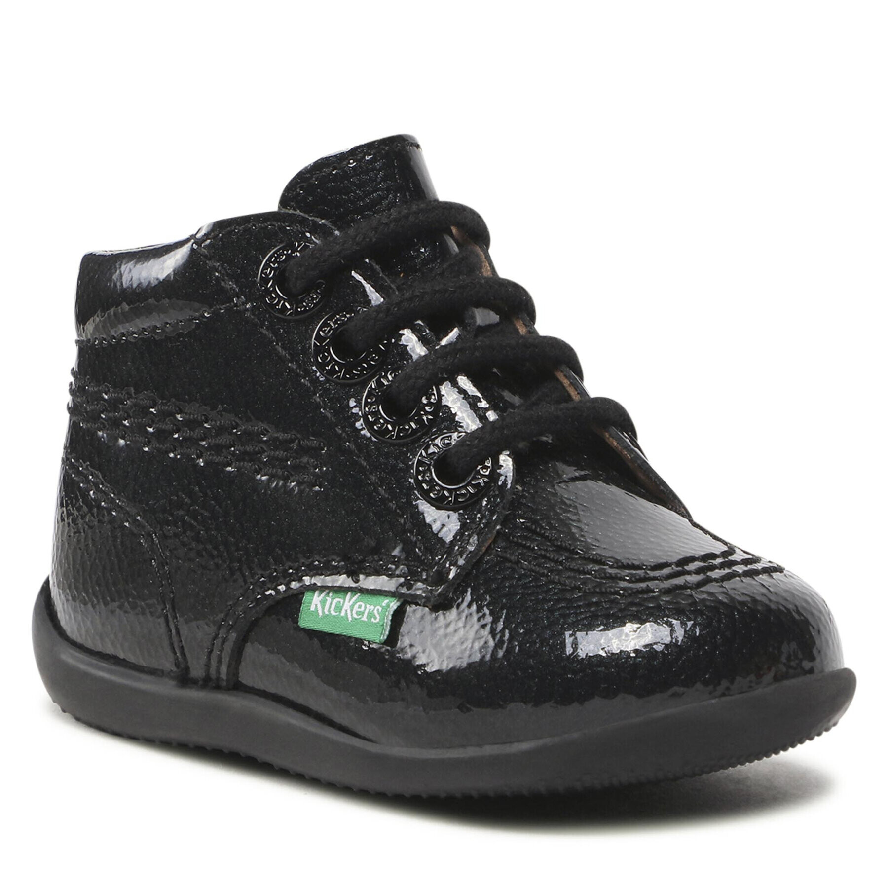 Kickers Šnurovacia obuv Billista Zip 742760-10 M Čierna - Pepit.sk