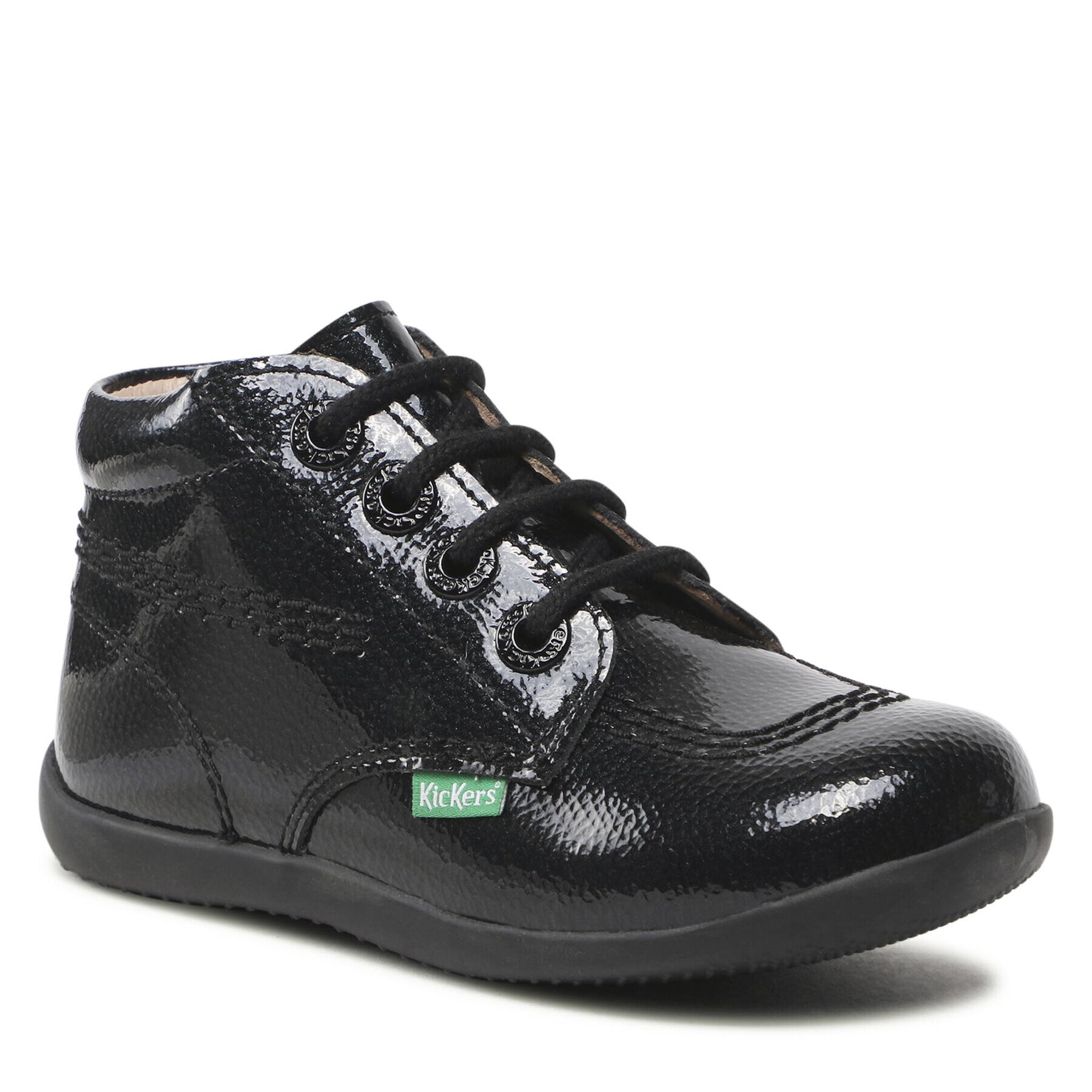 Kickers Šnurovacia obuv Billista Zip 742760-10 S Čierna - Pepit.sk