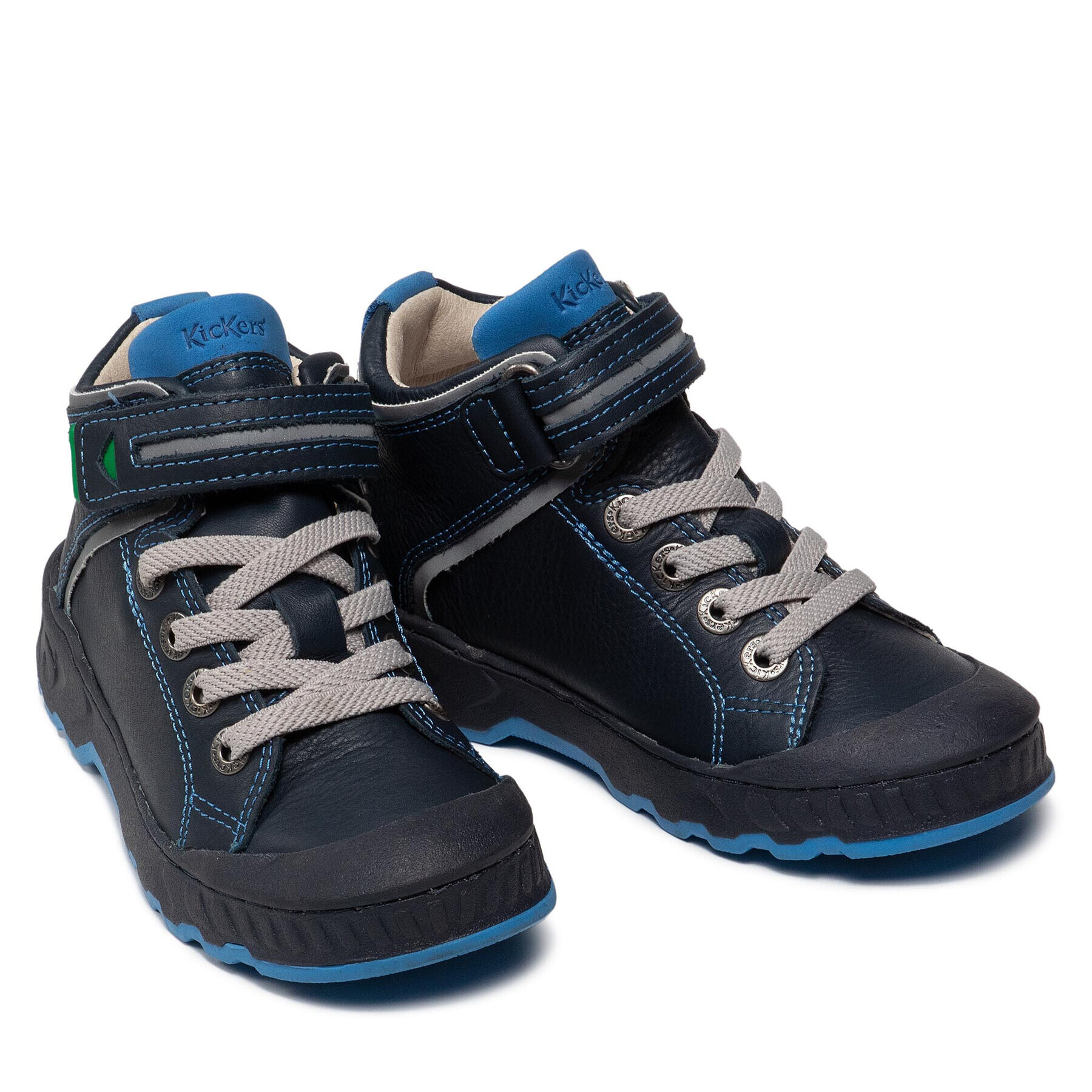 Kickers Šnurovacia obuv Kick Teen 878840-30 S Tmavomodrá - Pepit.sk