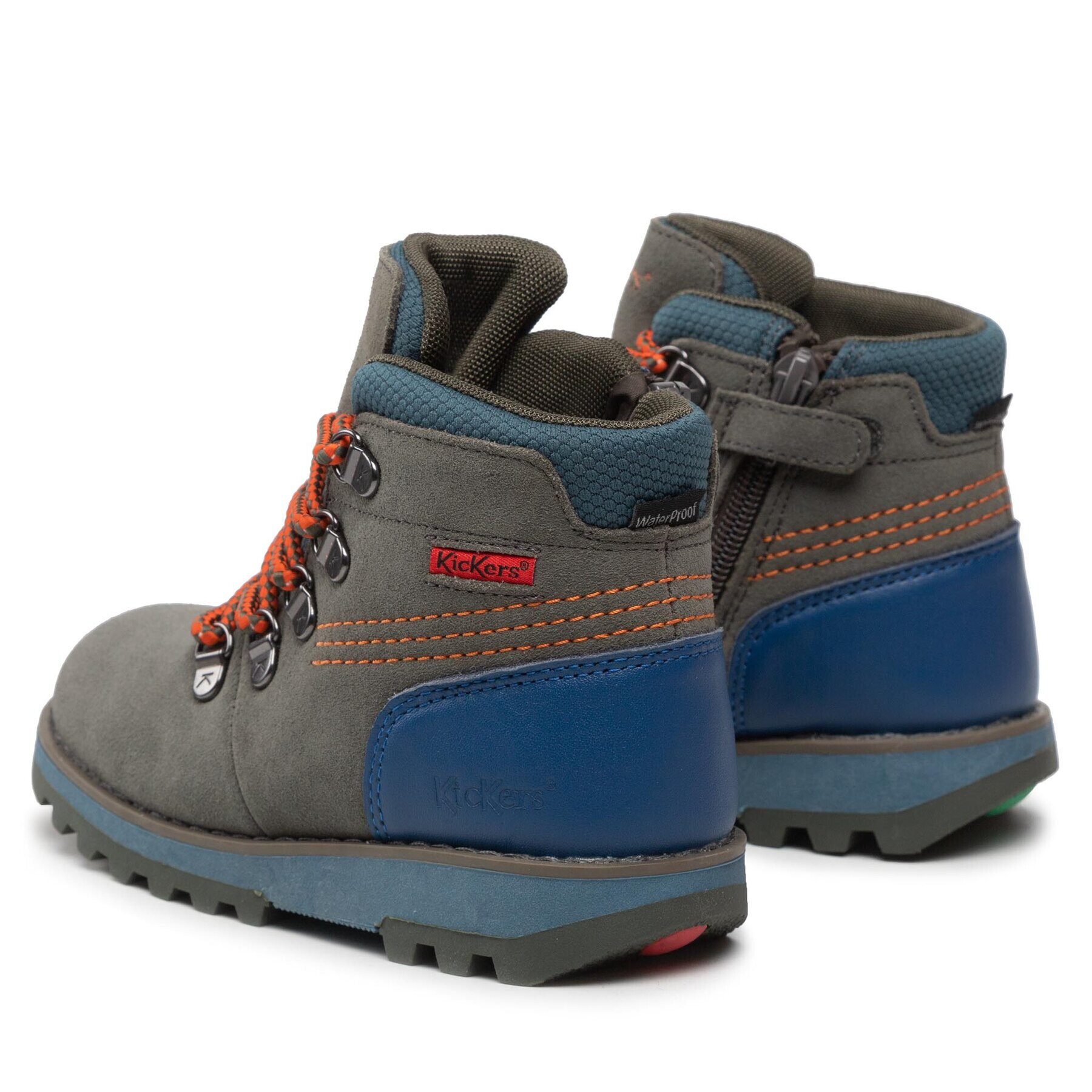 Kickers Šnurovacia obuv Kicknature 878760-10 S Kaki - Pepit.sk