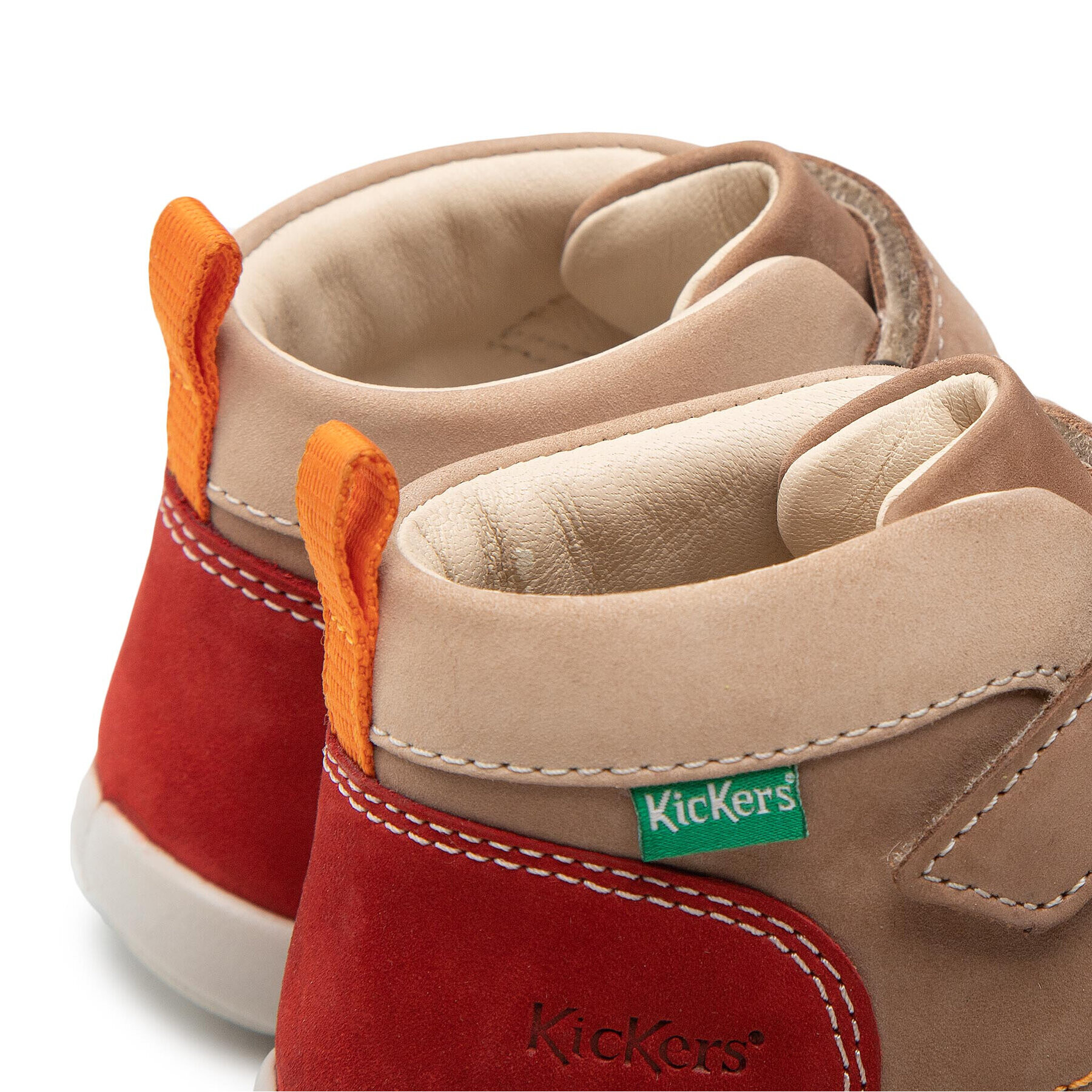 Kickers Šnurovacia obuv Kinoe 878670-10 S Béžová - Pepit.sk