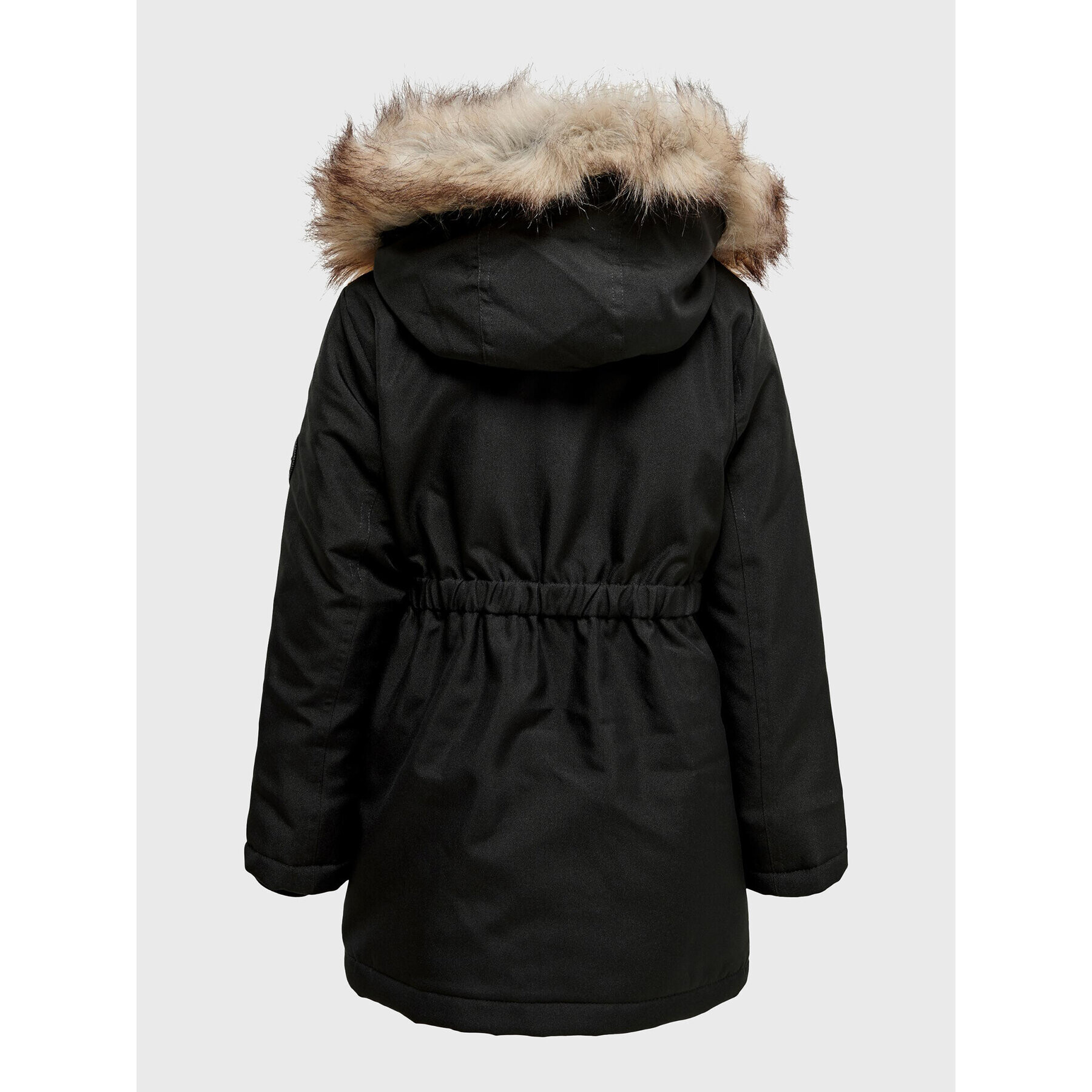 Kids ONLY Parka Giris Fur 15245678 Čierna Regular Fit - Pepit.sk