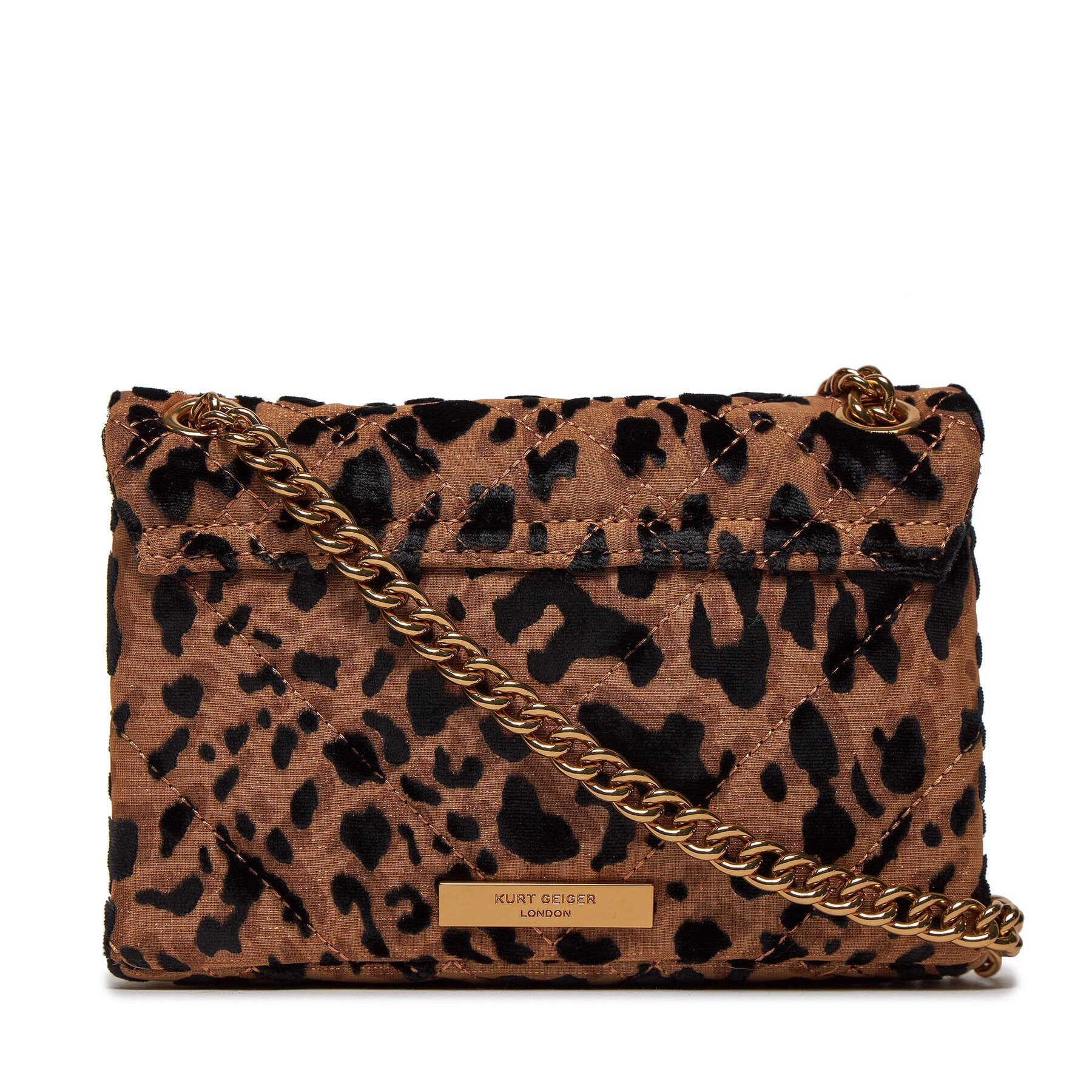 Kurt Geiger Kabelka 690-Mini Kensington Print 624439609 Hnedá - Pepit.sk