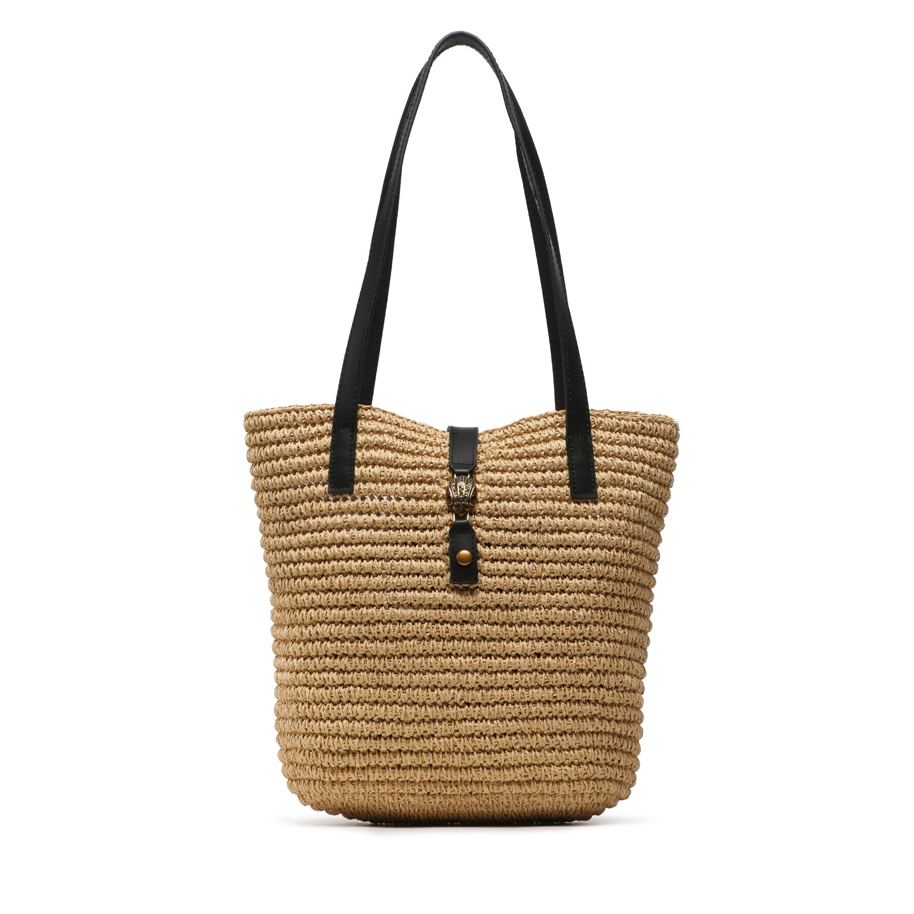 Kurt Geiger Kabelka Hampton Raffia Tote 9795540449 Béžová - Pepit.sk