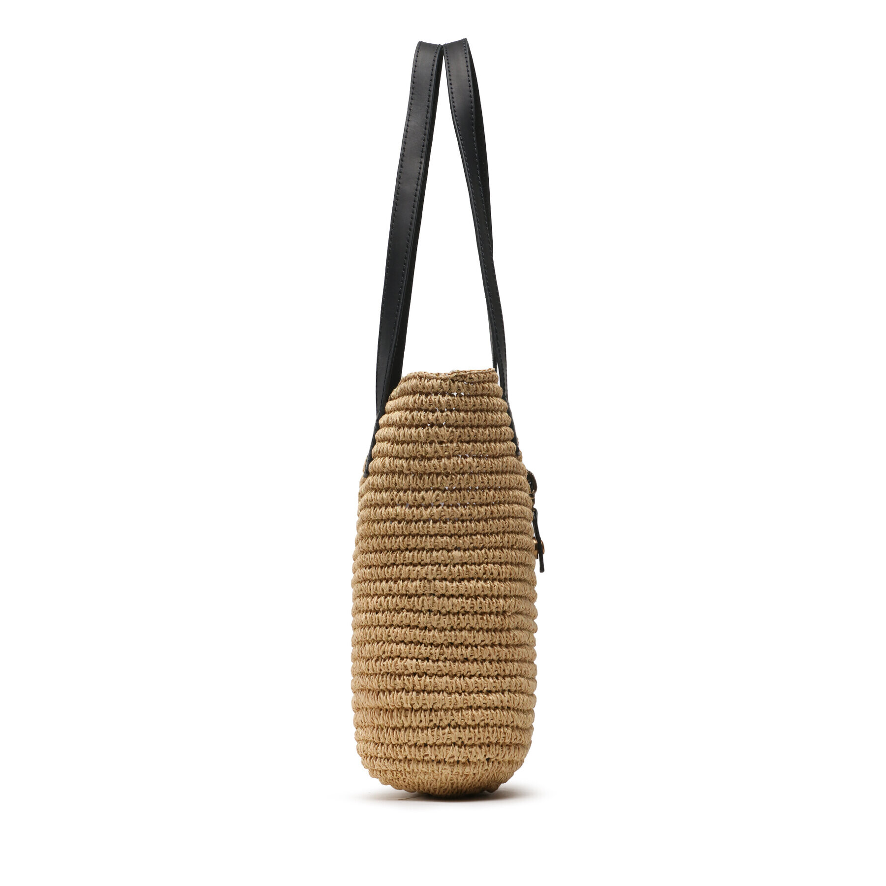 Kurt Geiger Kabelka Hampton Raffia Tote 9795540449 Béžová - Pepit.sk