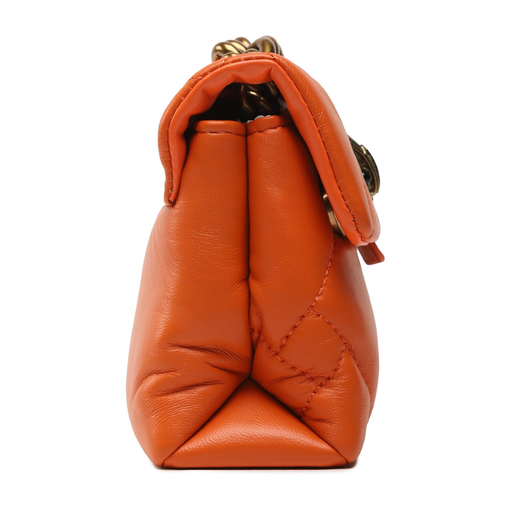 Kurt Geiger Kabelka Mini Kensington Soft Bag 8885591109 Oranžová - Pepit.sk