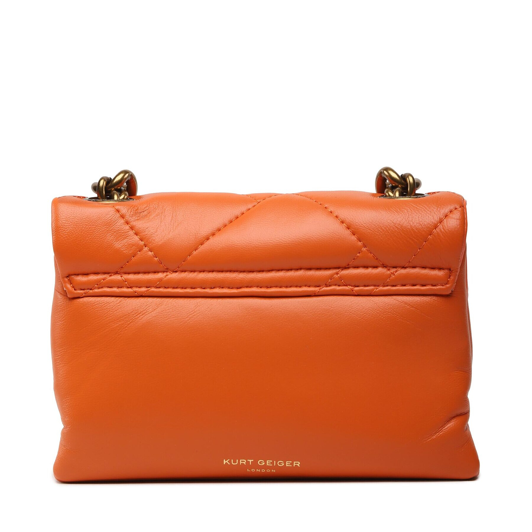 Kurt Geiger Kabelka Mini Kensington Soft Bag 8885591109 Oranžová - Pepit.sk