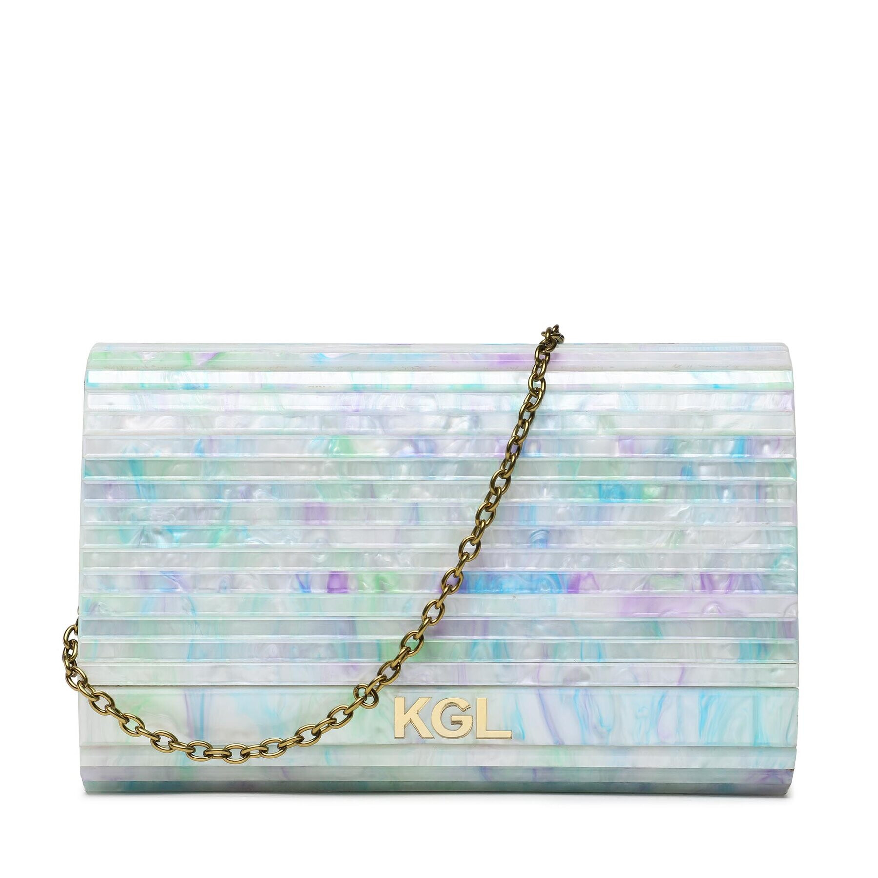 Kurt Geiger Kabelka Party Eagle Clutch 8887983979 Modrá - Pepit.sk