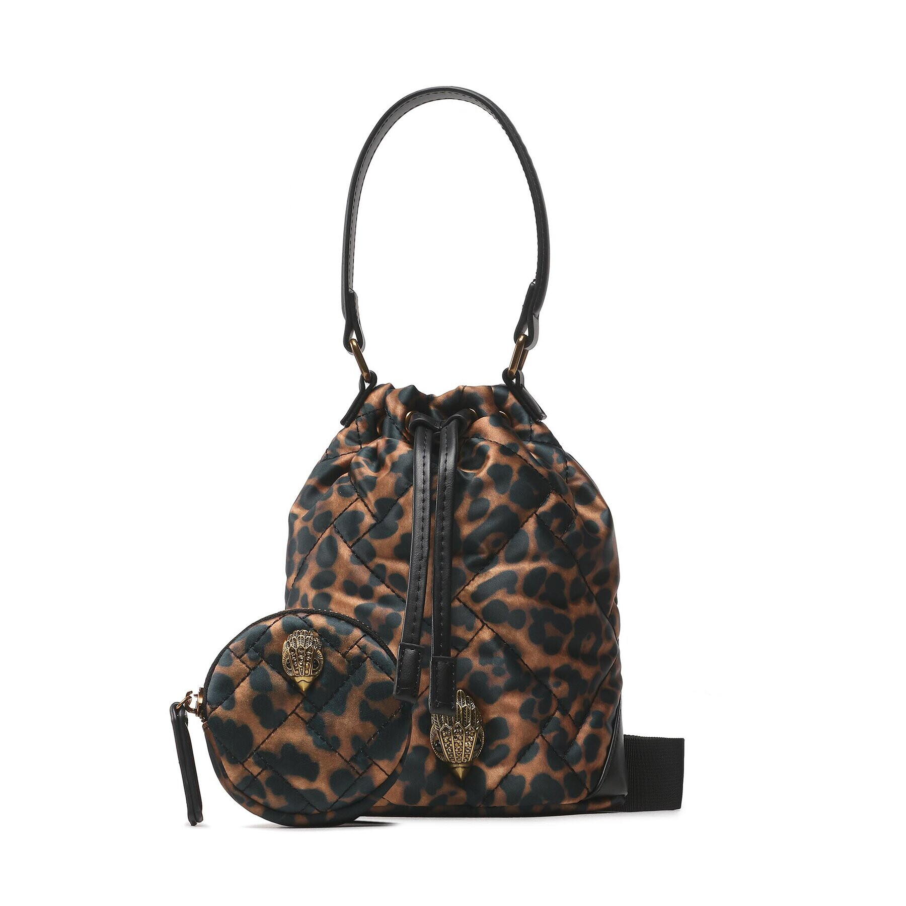 Kurt Geiger Kabelka Recycled Multi Drawstring 9316732229 Hnedá - Pepit.sk