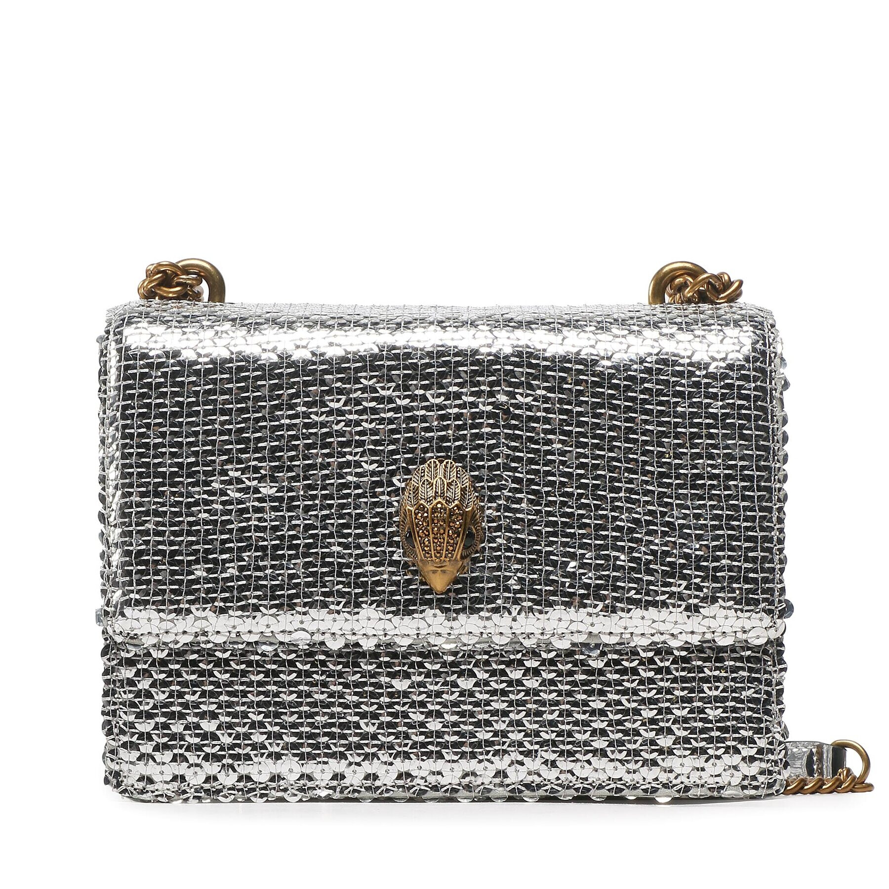 Kurt Geiger Kabelka Shoreditch Cross Body 9540463779 Strieborná - Pepit.sk