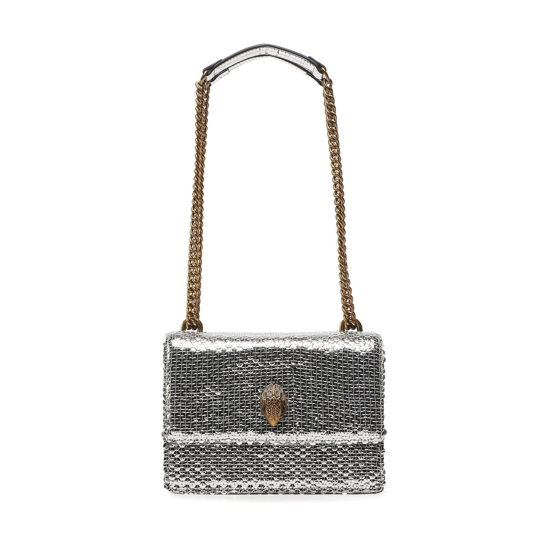 Kurt Geiger Kabelka Shoreditch Cross Body 9540463779 Strieborná - Pepit.sk