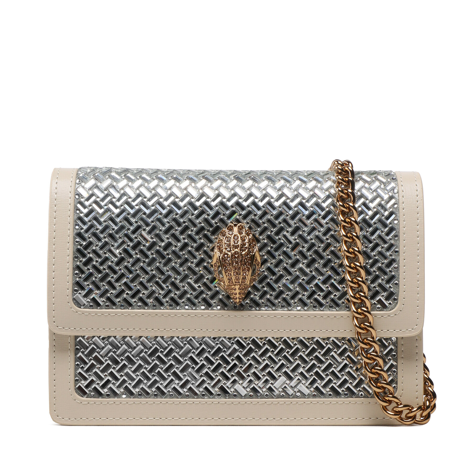 Kurt Geiger Kabelka Shoreditch Sm Cross Body 9540565109 Strieborná - Pepit.sk