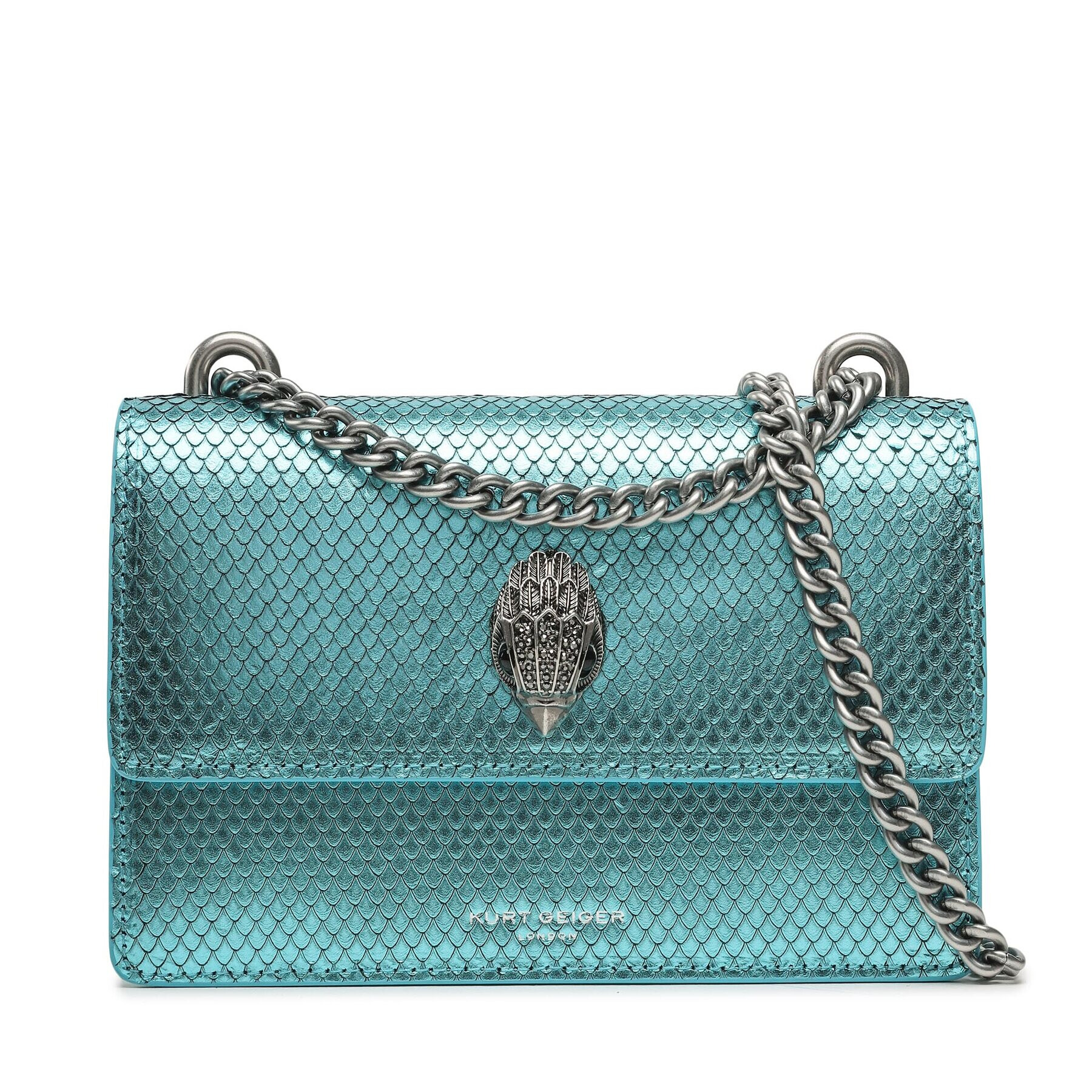 Kurt Geiger Kabelka Shoreditch Sm Cross Body 9540587719 Modrá - Pepit.sk