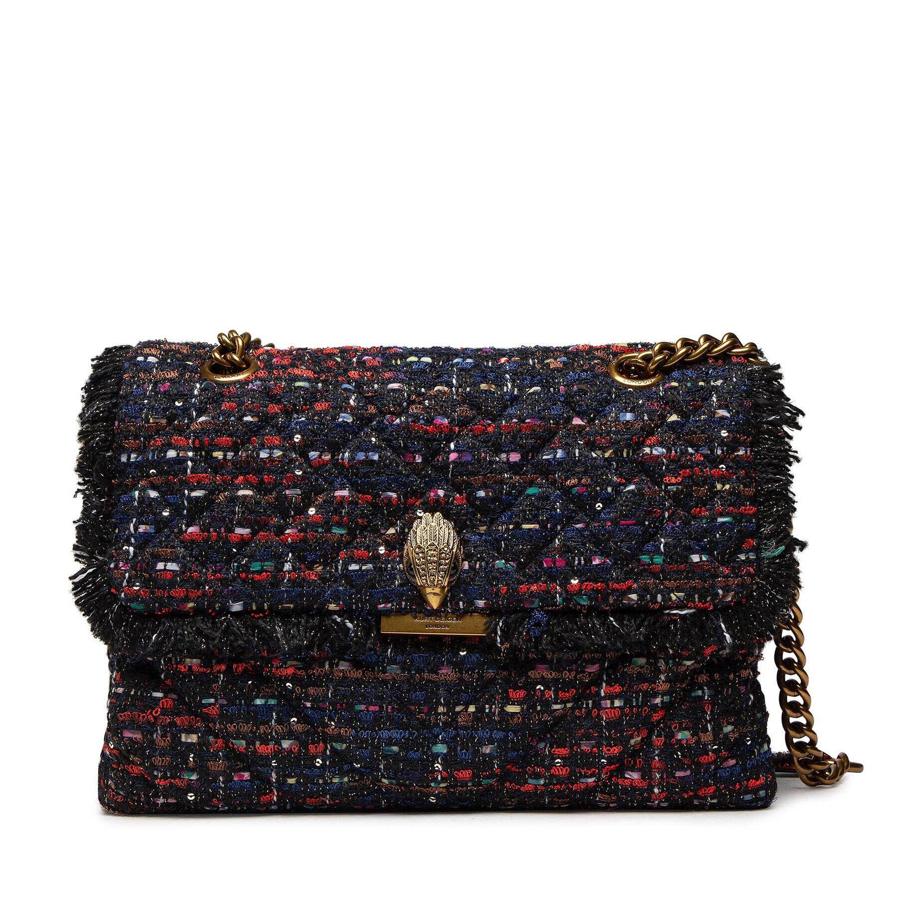 Kurt Geiger Kabelka Tweed Lg Kensington X Bag 1595755609 Čierna - Pepit.sk