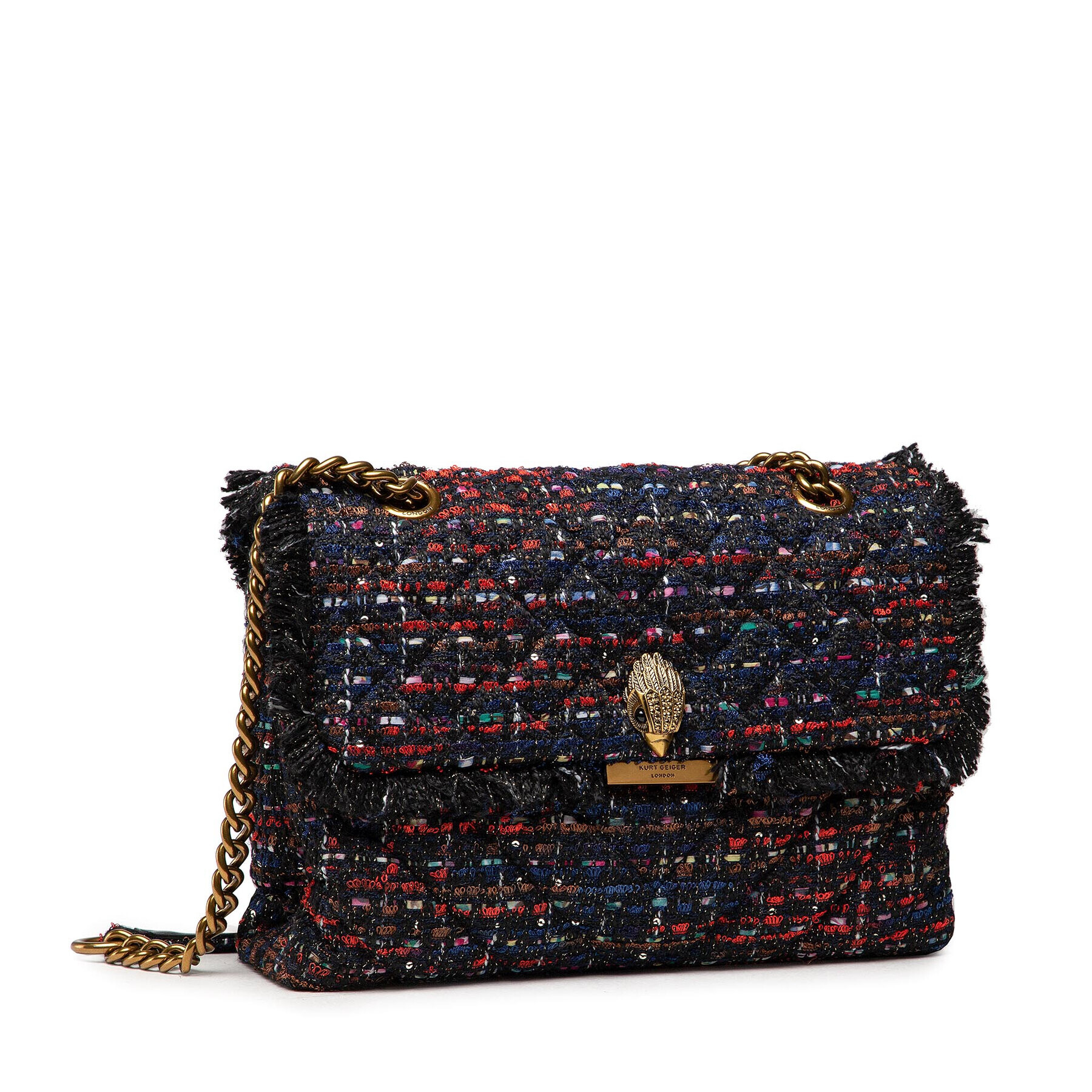 Kurt Geiger Kabelka Tweed Lg Kensington X Bag 1595755609 Čierna - Pepit.sk