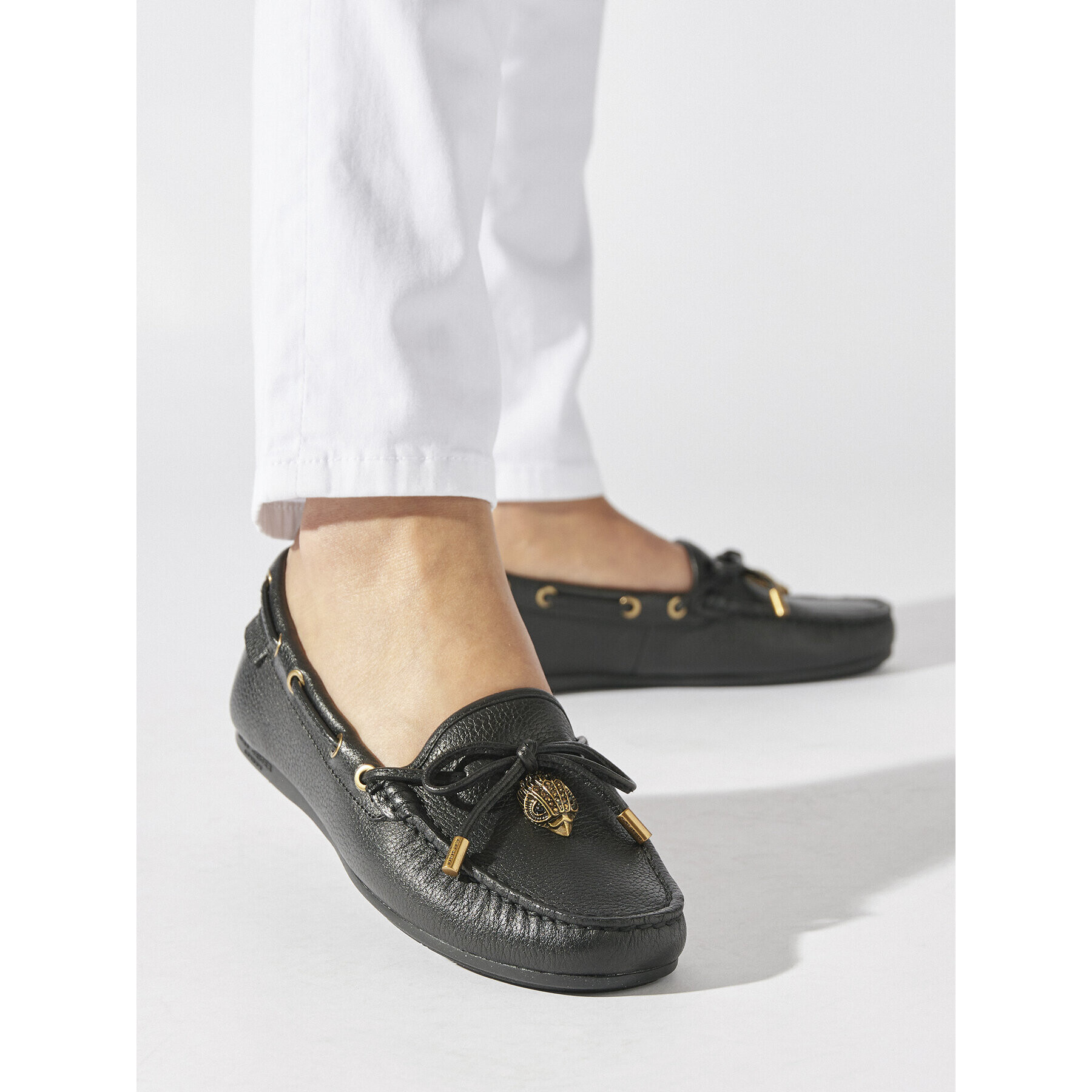 Kurt Geiger Mokasíny Eagle Moccasin 9790805109 Čierna - Pepit.sk