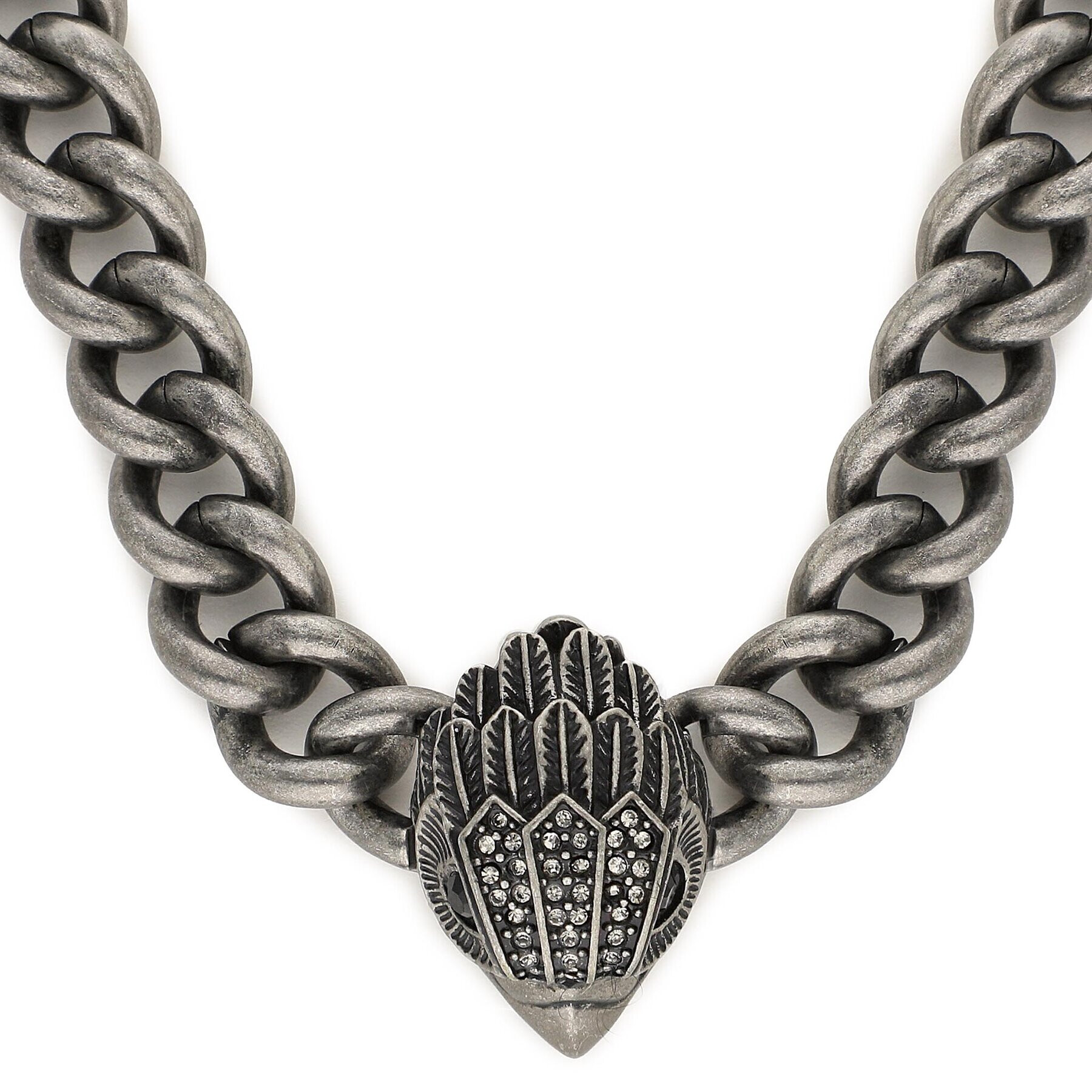 Kurt Geiger Náhrdelník Eagle Collar Necklace 8837264429 Sivá - Pepit.sk