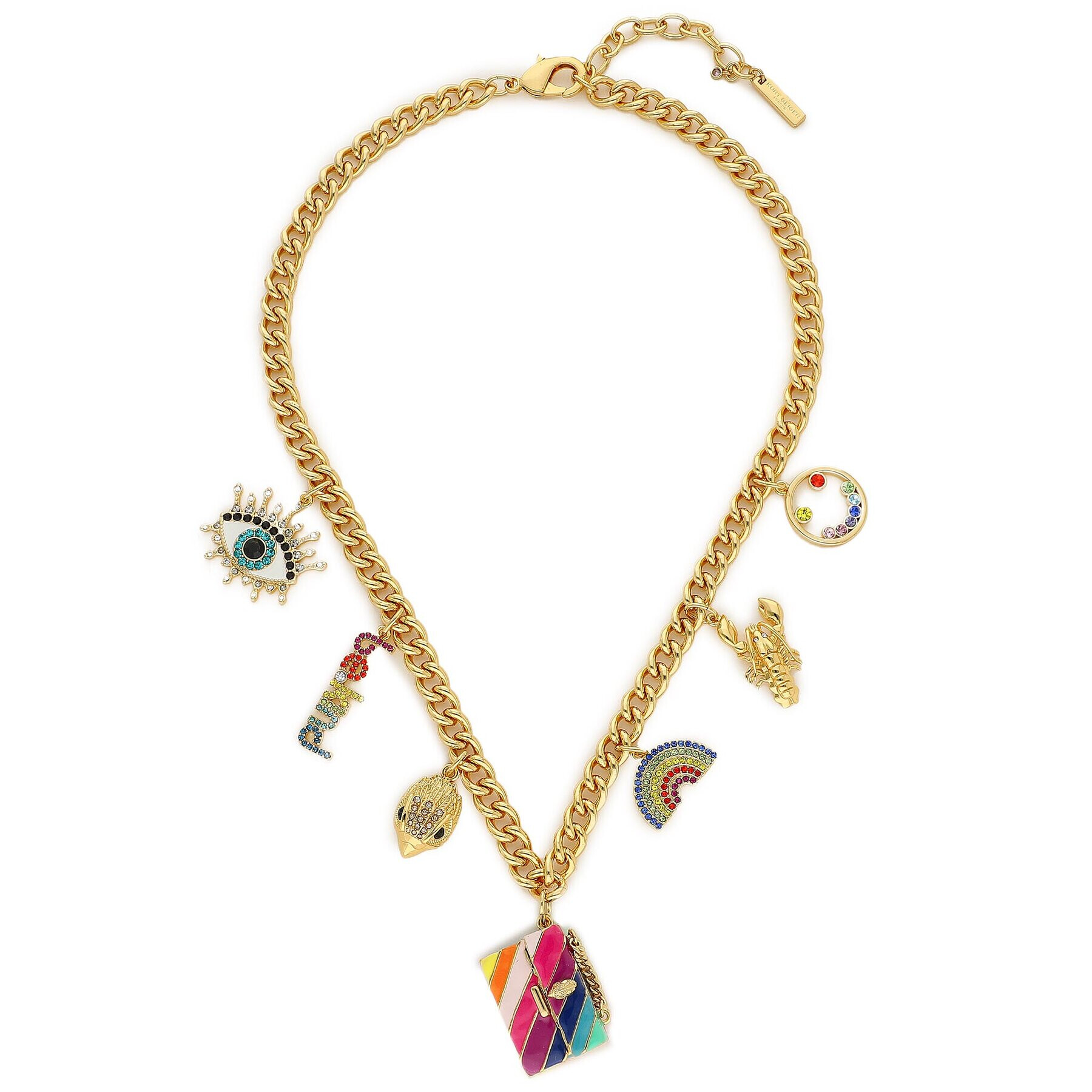 Kurt Geiger Náhrdelník Multi Charms Necklace 8840861429 Zlatá - Pepit.sk