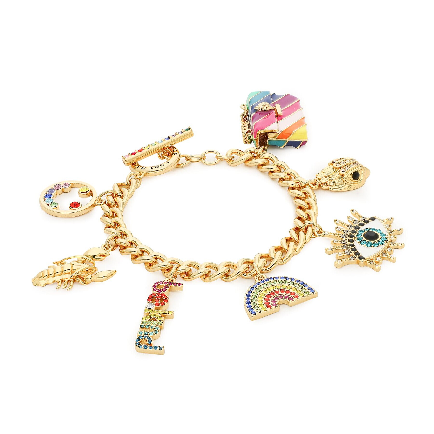 Kurt Geiger Náramok Multi Charms Bracelet 8840761429 Zlatá - Pepit.sk