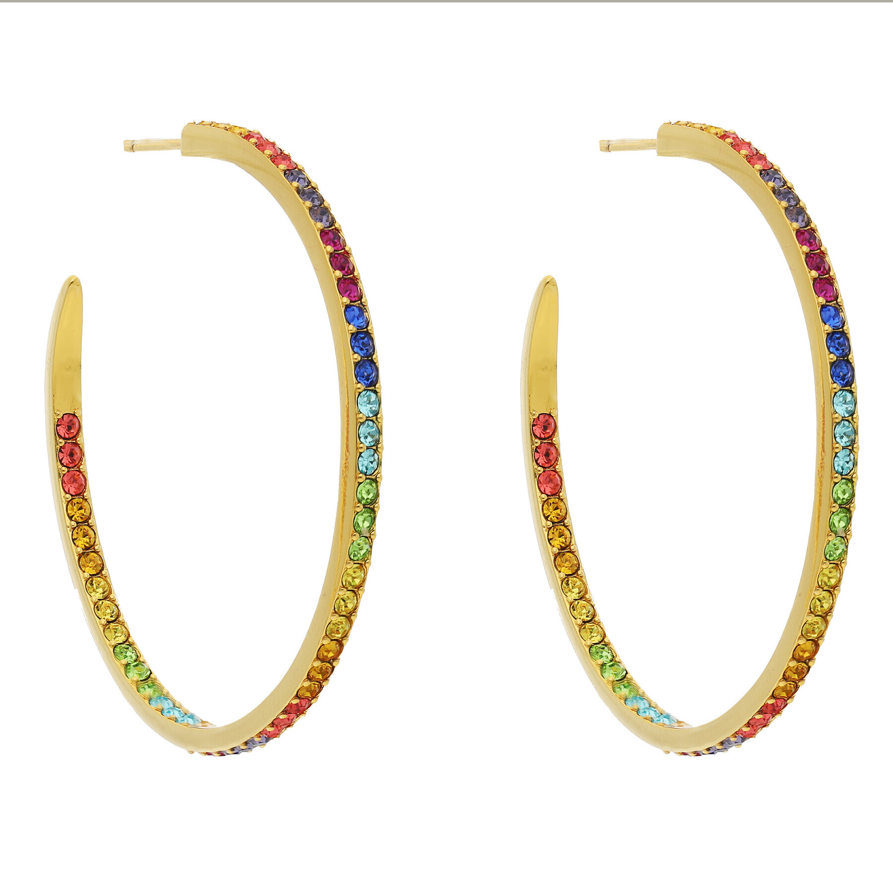 Kurt Geiger Náušnice Rainbow Hoops 8842369429 Farebná - Pepit.sk