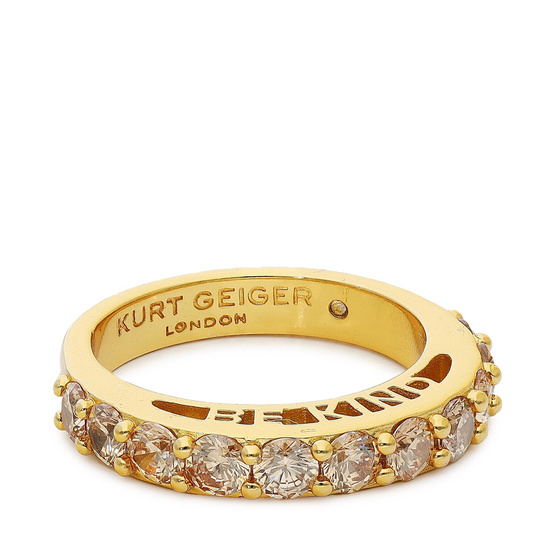 Kurt Geiger Prsteň Be Kind Band Ring 8833252429 Zlatá - Pepit.sk