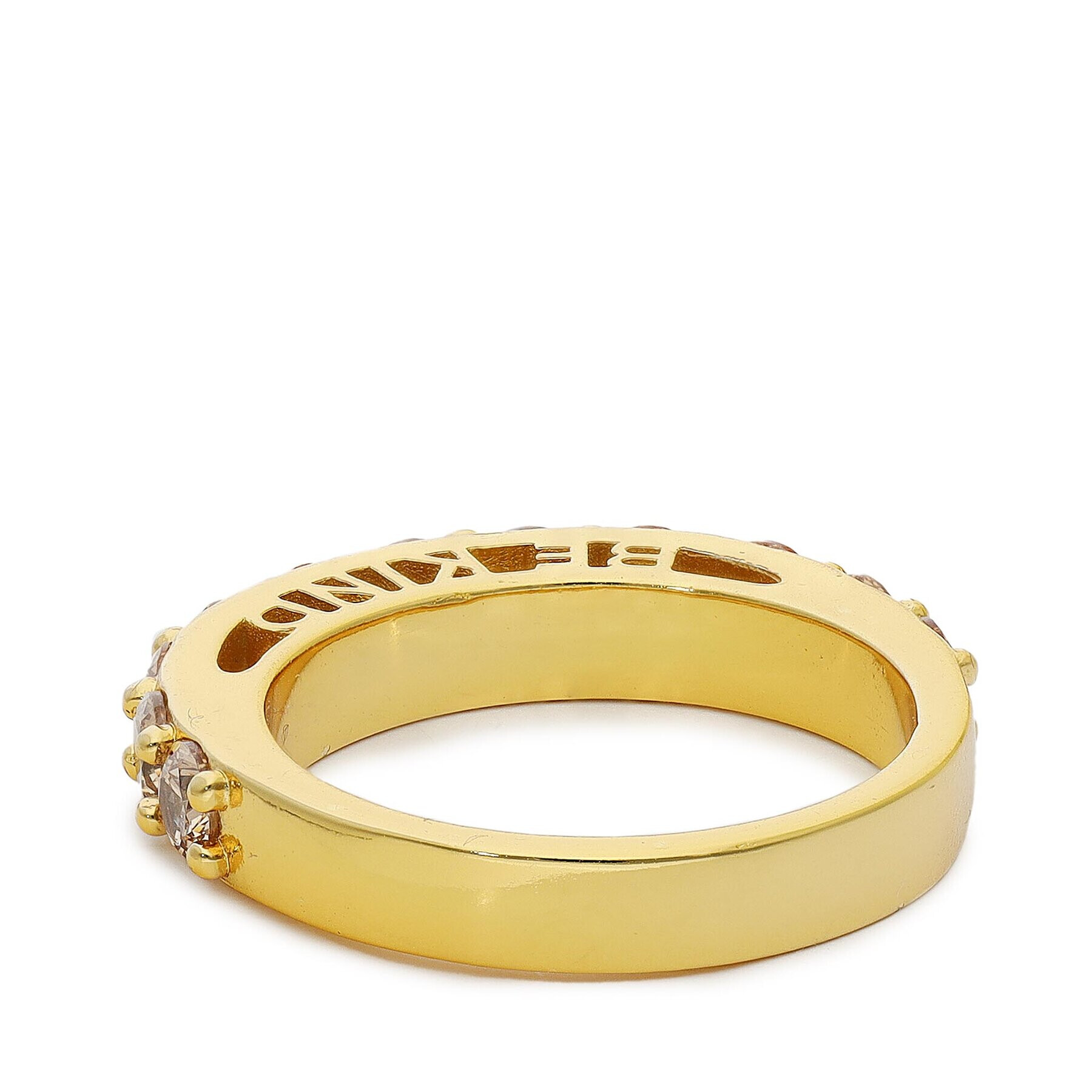 Kurt Geiger Prsteň Be Kind Band Ring 8833252429 Zlatá - Pepit.sk