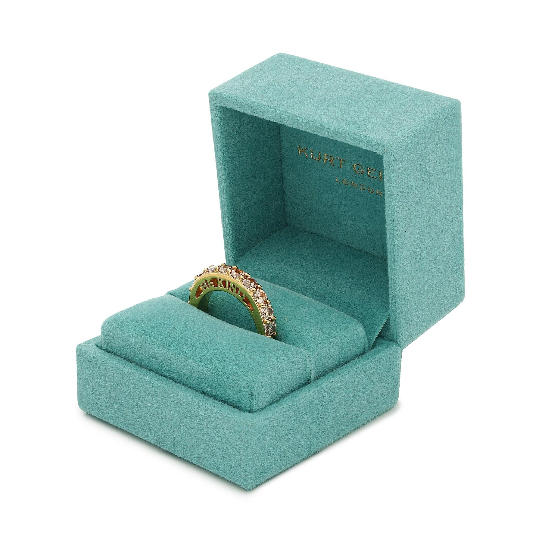 Kurt Geiger Prsteň Be Kind Band Ring 8833252429 Zlatá - Pepit.sk