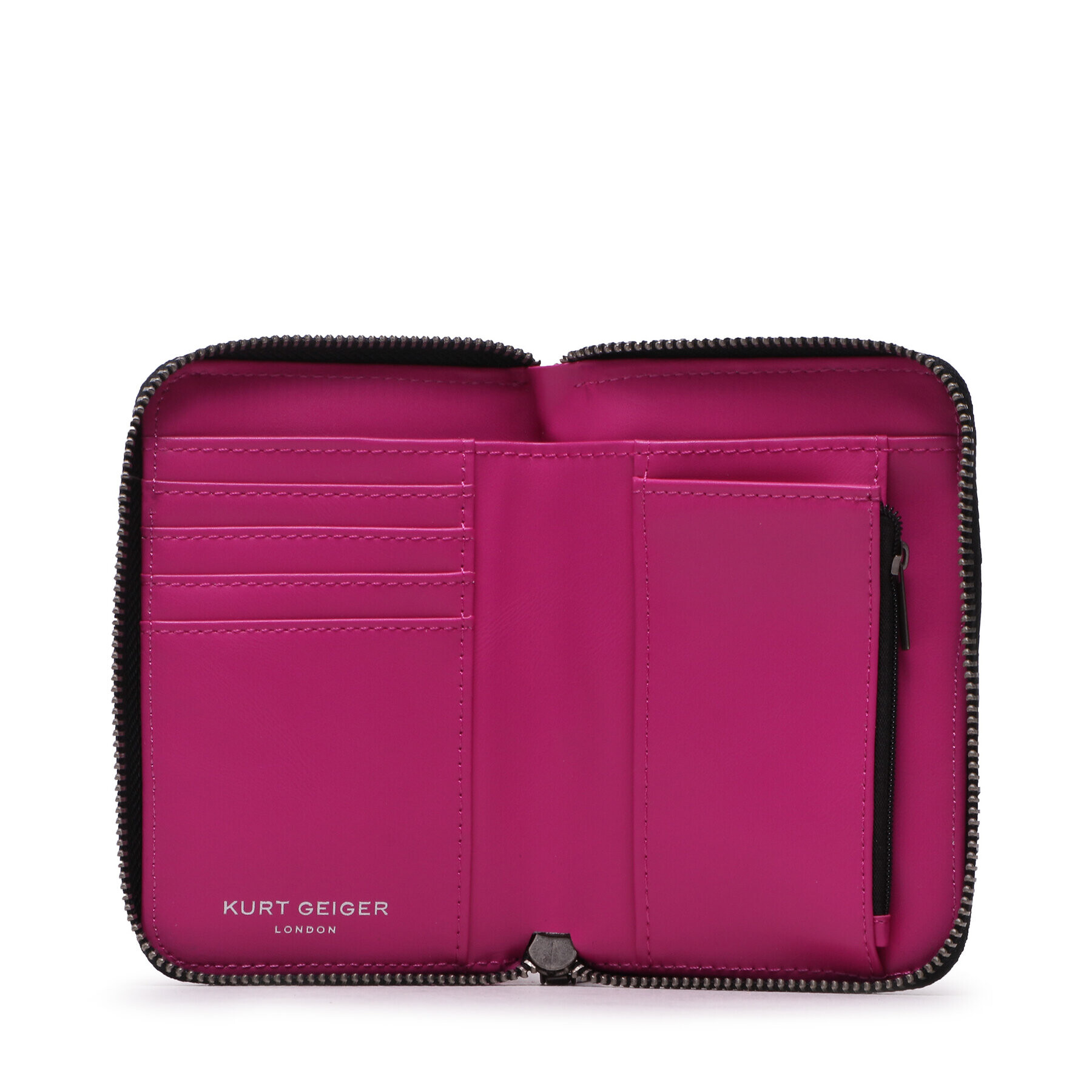 Kurt Geiger Veľká dámska peňaženka Sm Zip Around Wallet 9096452229 Ružová - Pepit.sk