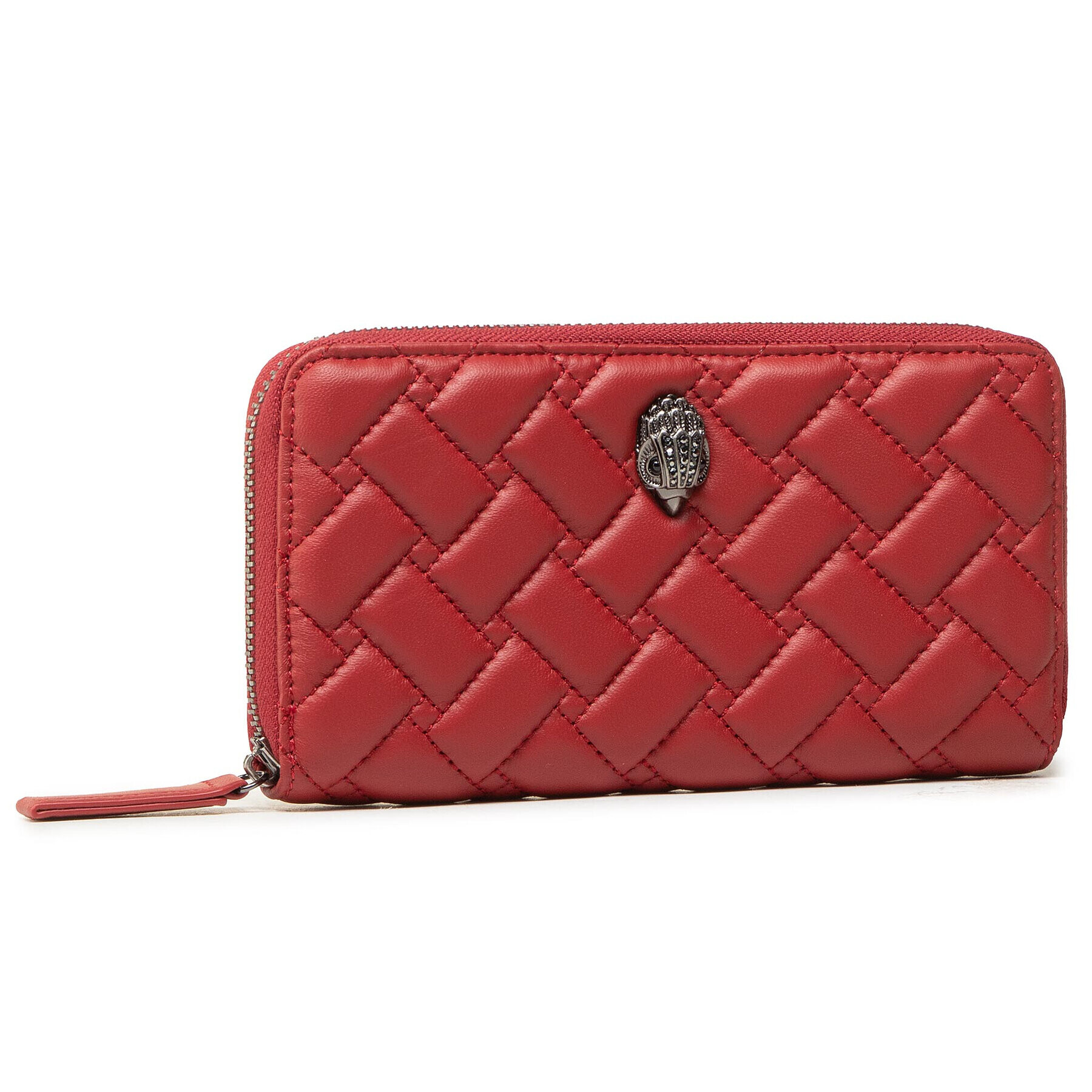 Kurt Geiger Veľká dámska peňaženka Zip Around Wallet Eagle 1803051109 Červená - Pepit.sk