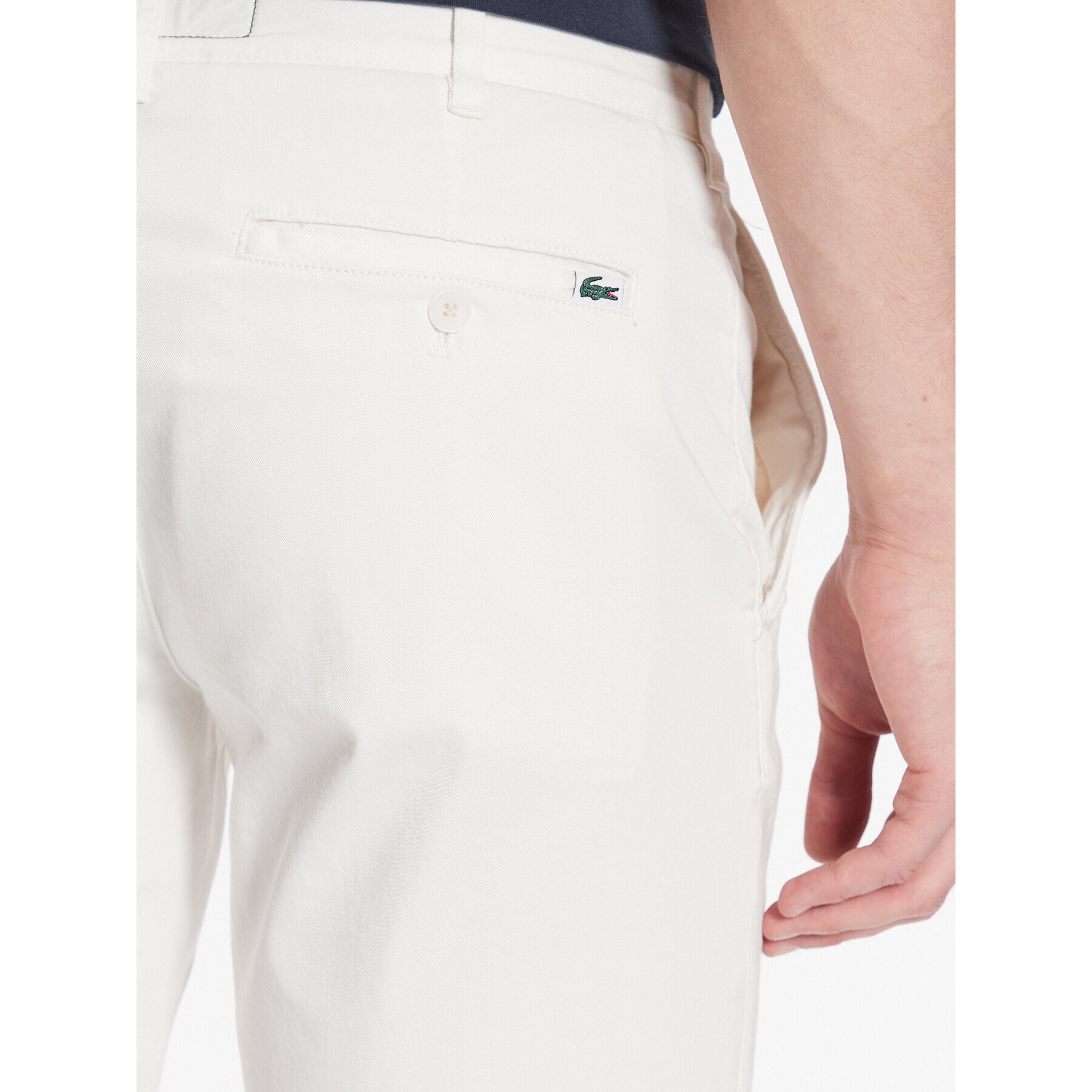 Lacoste Bavlnené šortky FH2647 Écru Regular Fit - Pepit.sk