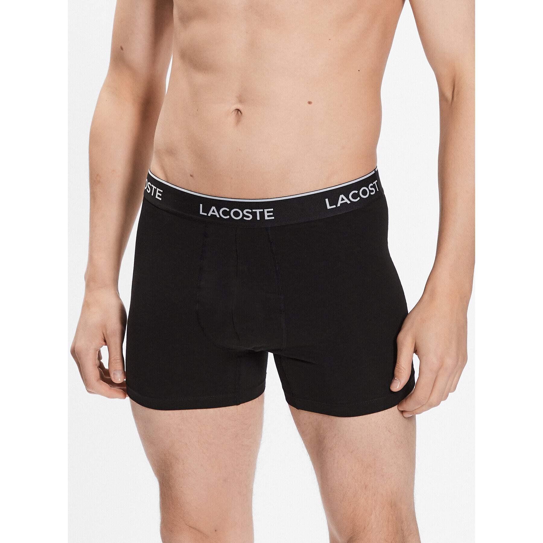 Lacoste Boxerky 6H3420 Čierna Regular Fit - Pepit.sk