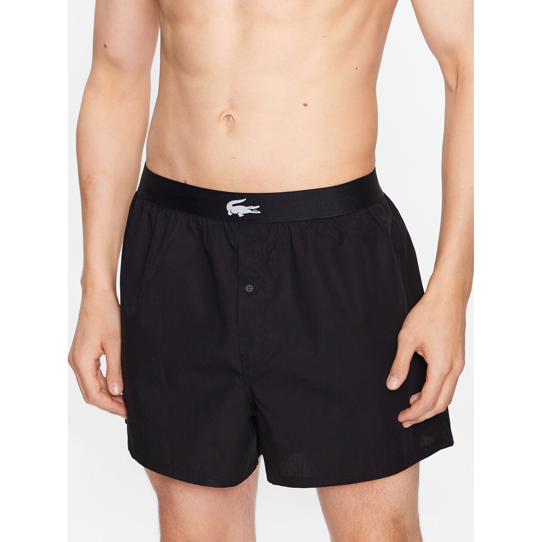 Lacoste Boxerky 7H1755 Čierna Regular Fit - Pepit.sk