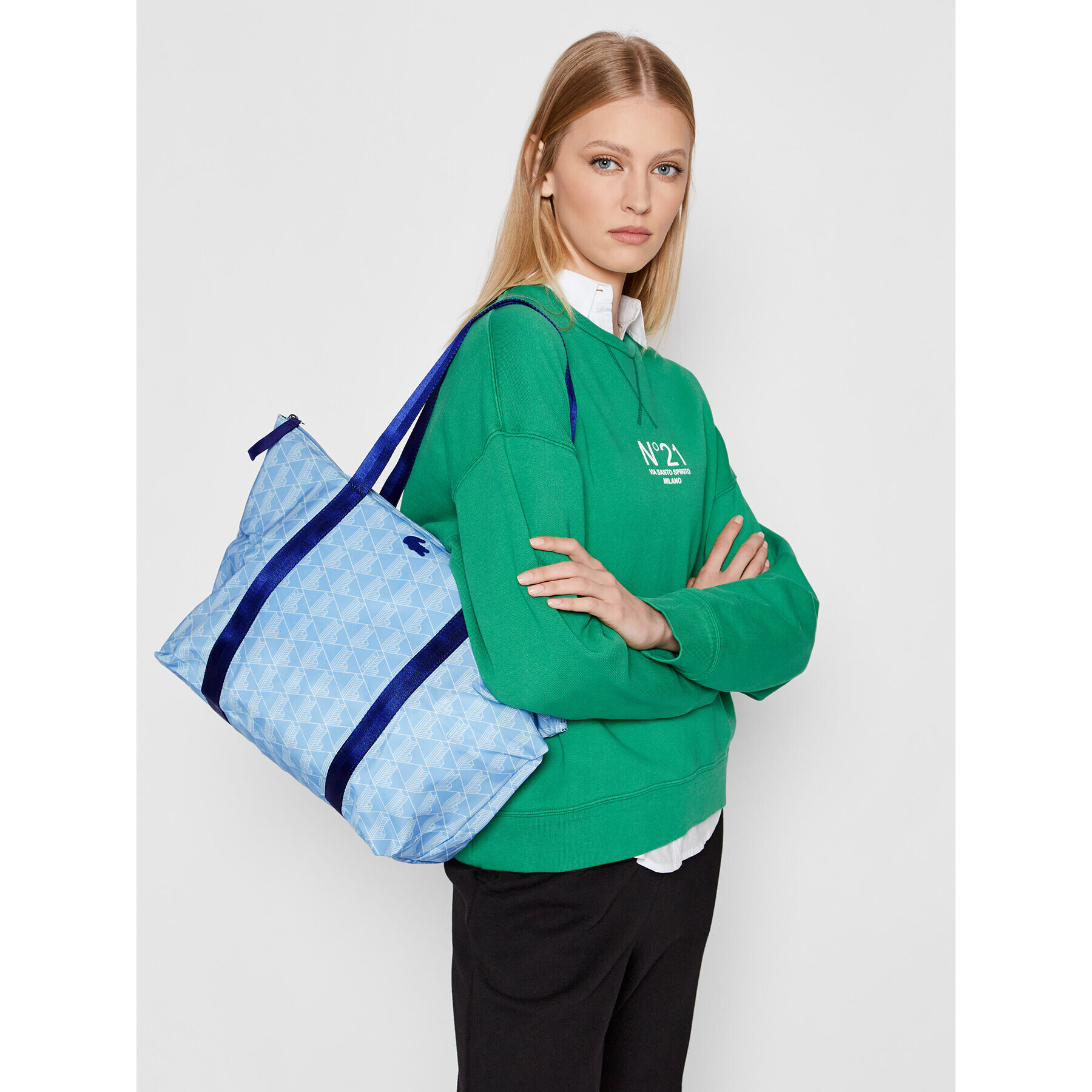 Lacoste Kabelka L Shopping Bag NF3834VA Modrá - Pepit.sk