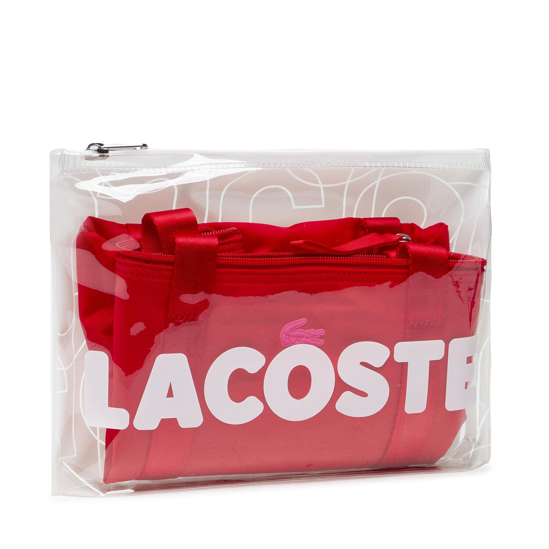 Lacoste Kabelka M Shopping Bag NF3619YA Červená - Pepit.sk