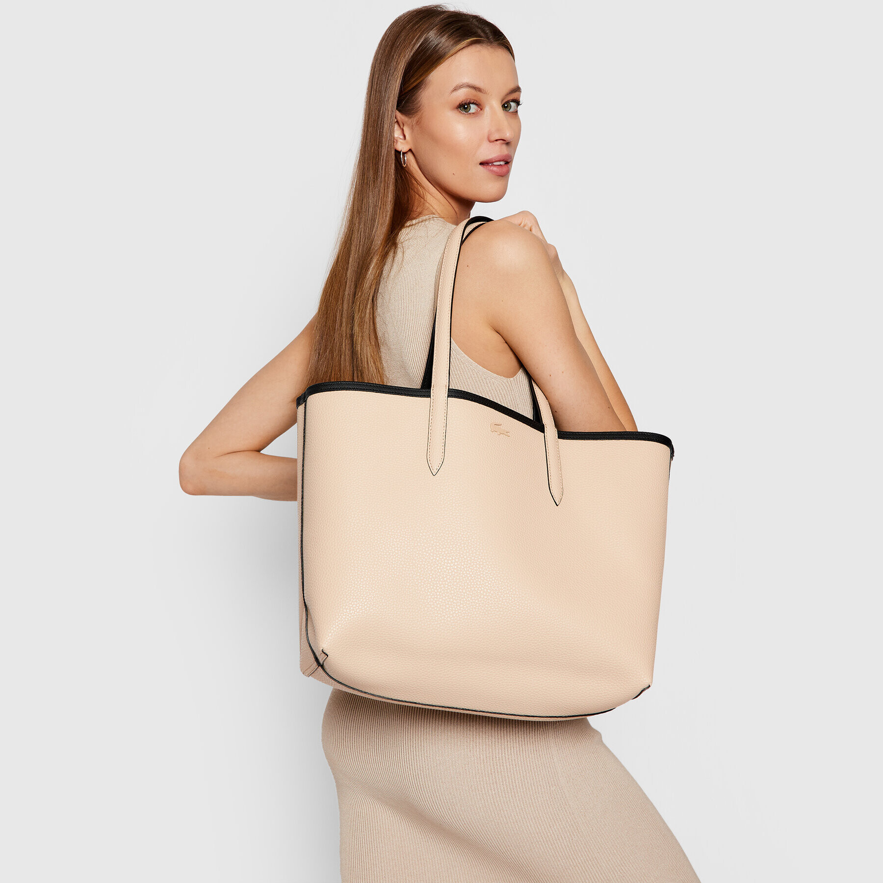 Lacoste Kabelka Shopping Bag NF2142AA Čierna - Pepit.sk