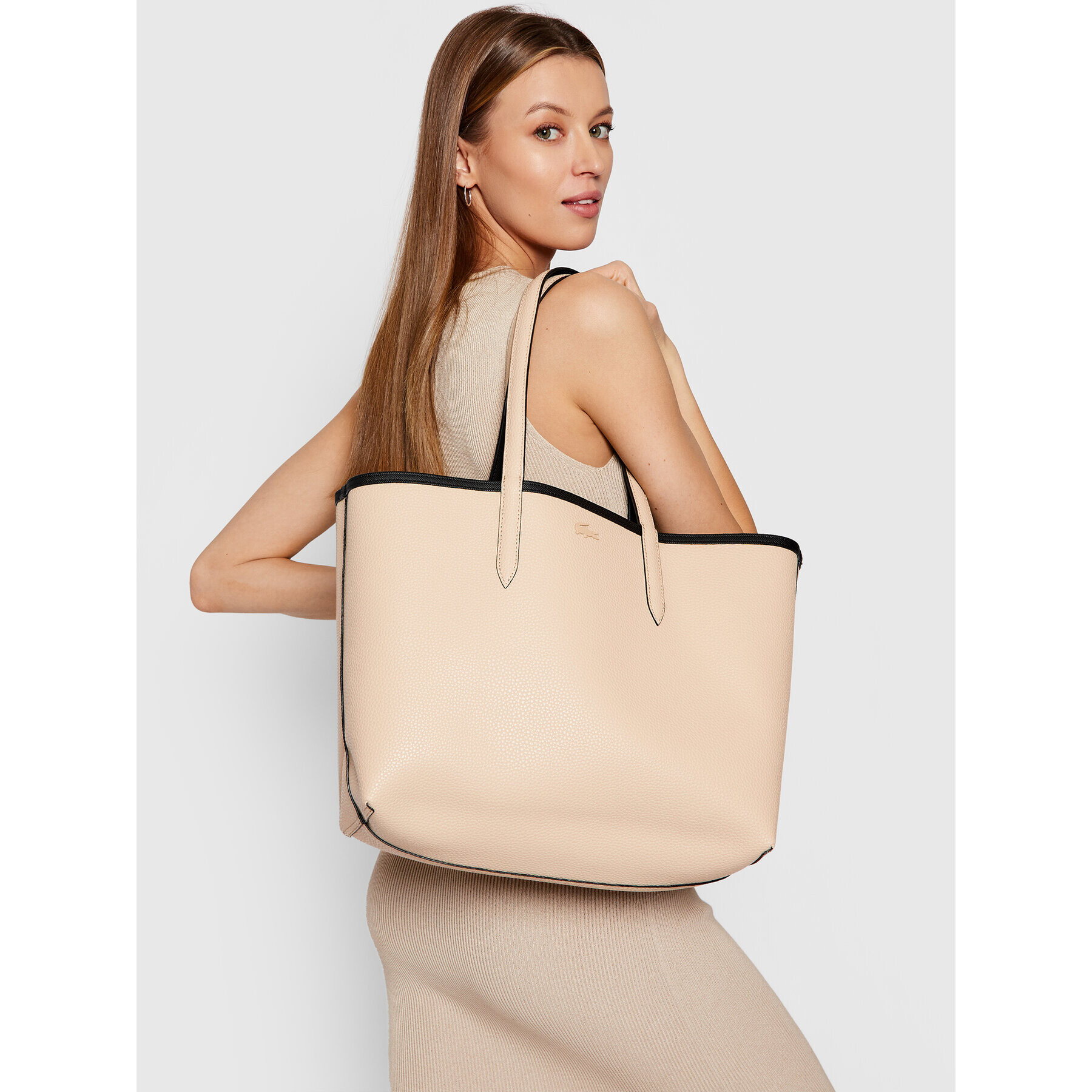 Lacoste Kabelka Shopping Bag NF2142AA Čierna - Pepit.sk