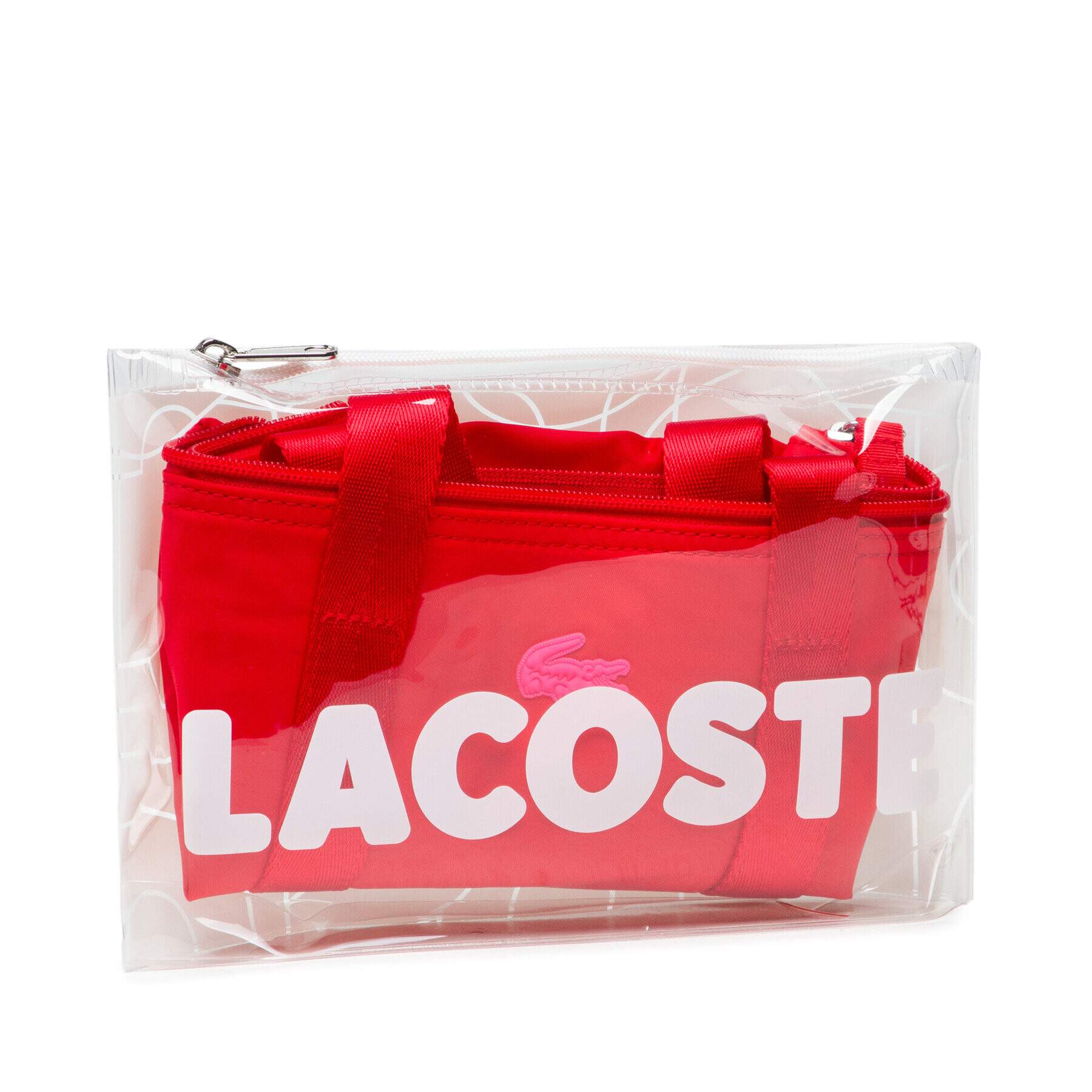 Lacoste Kabelka Xs Shopping Bag NF3620YA Červená - Pepit.sk