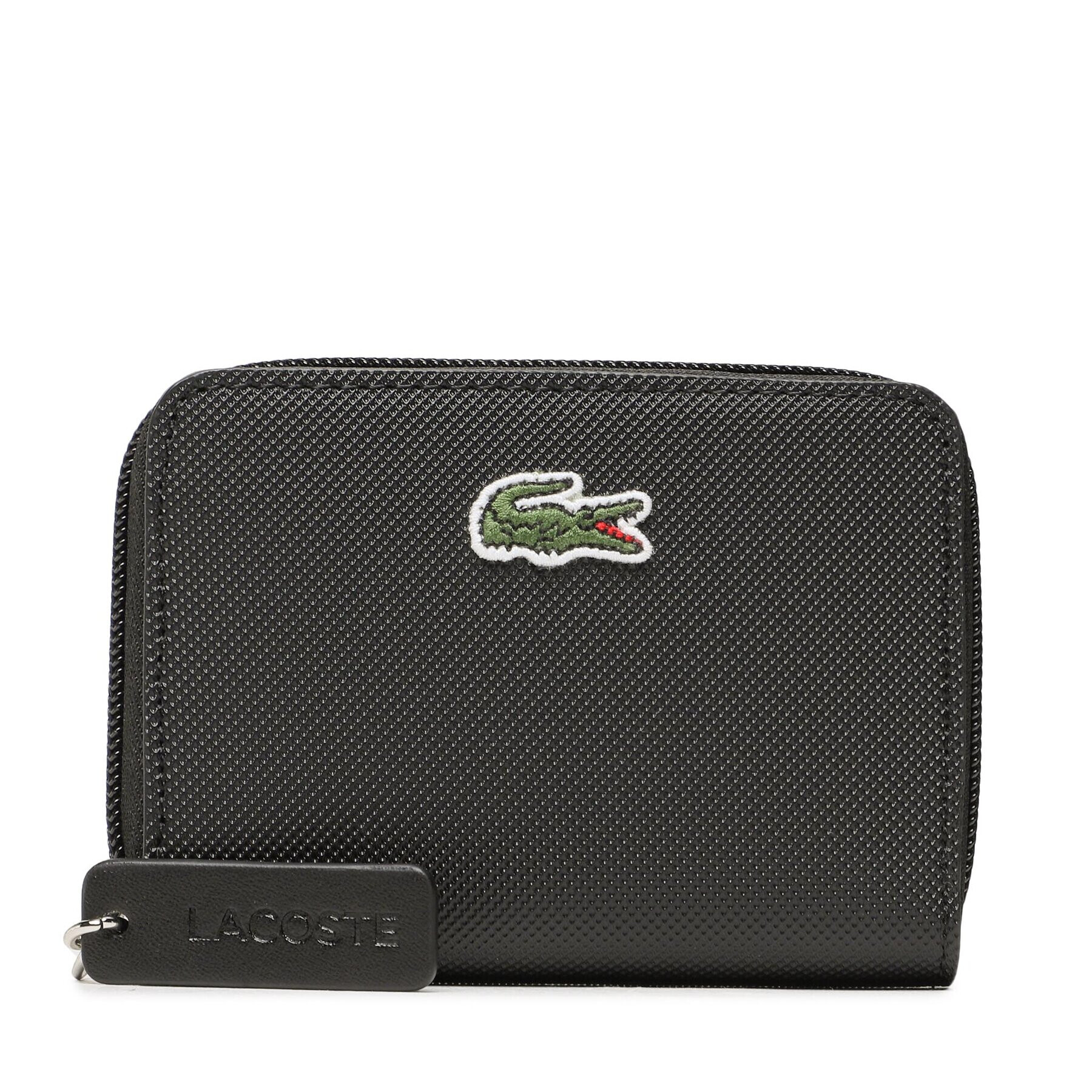 Lacoste Malá dámska peňaženka Xs Zip Coin Wallet NF4193PO Čierna - Pepit.sk